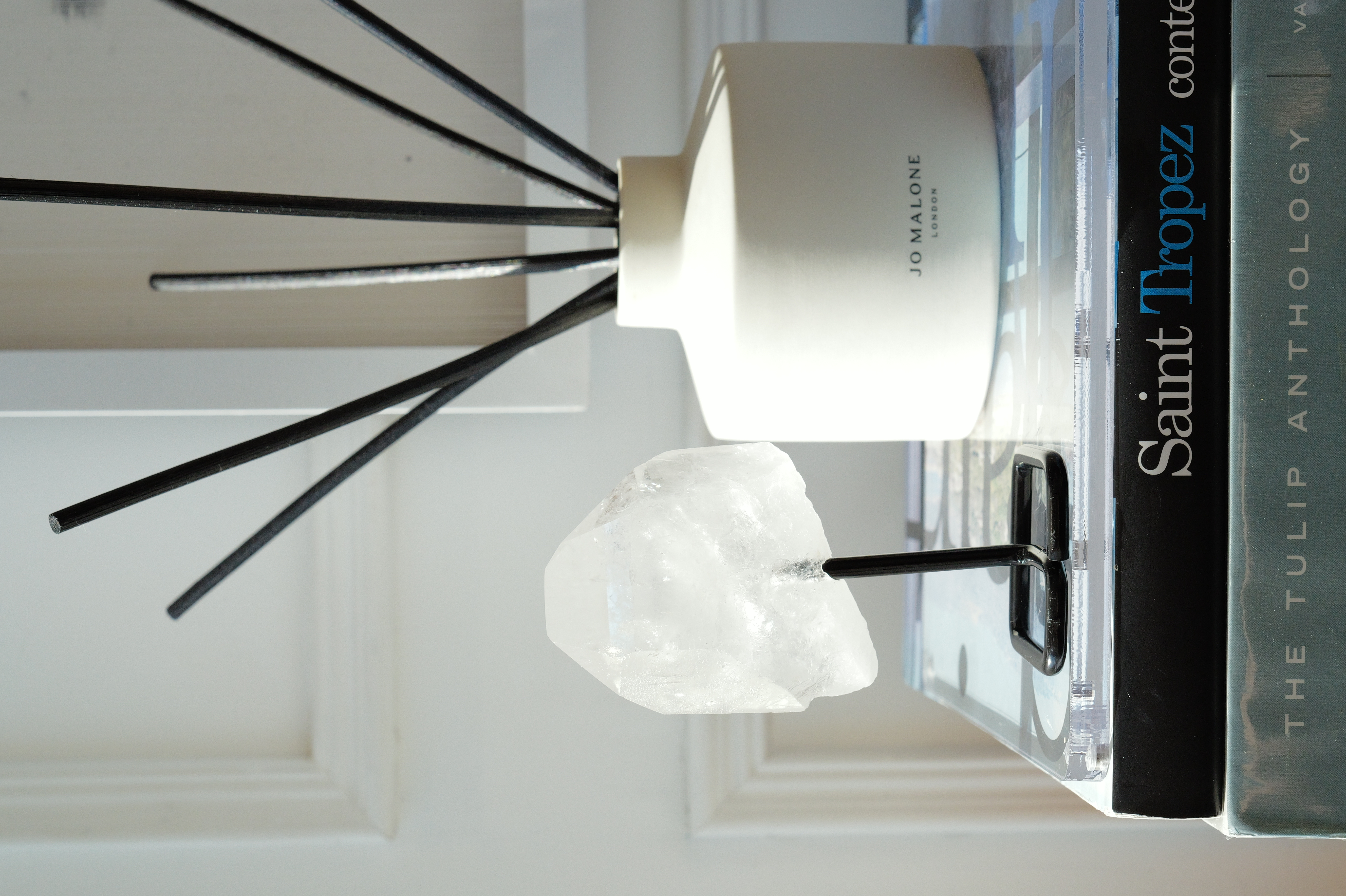 ༒11.7cm白水晶POINT連托架擺設༒ CS7037C8GF78-RA30*6as