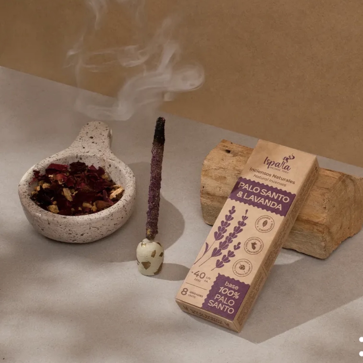 Ispalla 聖木+ 薰衣草粗線香