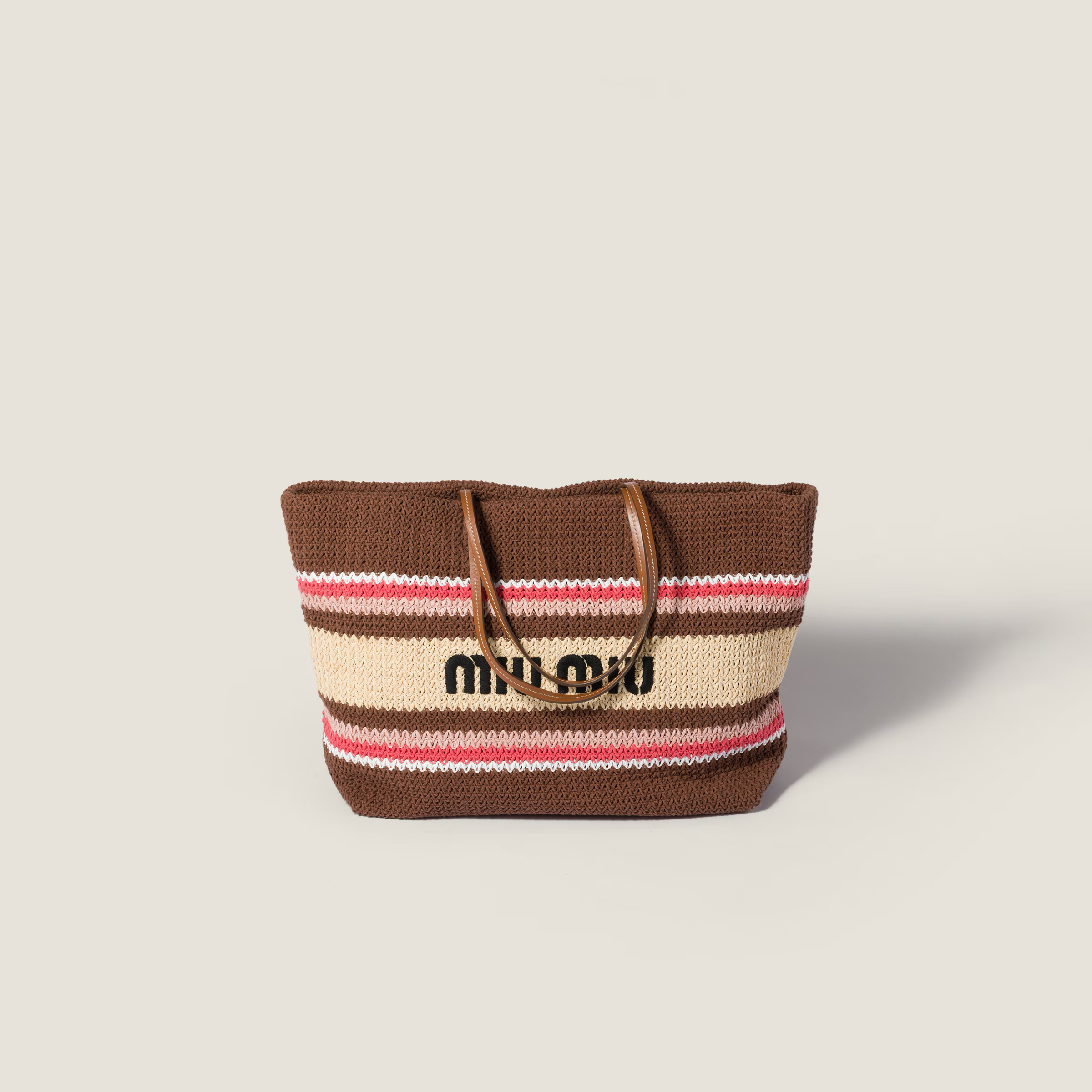 限時精選折扣✨訂貨🍒MiuMiu Woven Tote Bag  Size 34x40x16cm