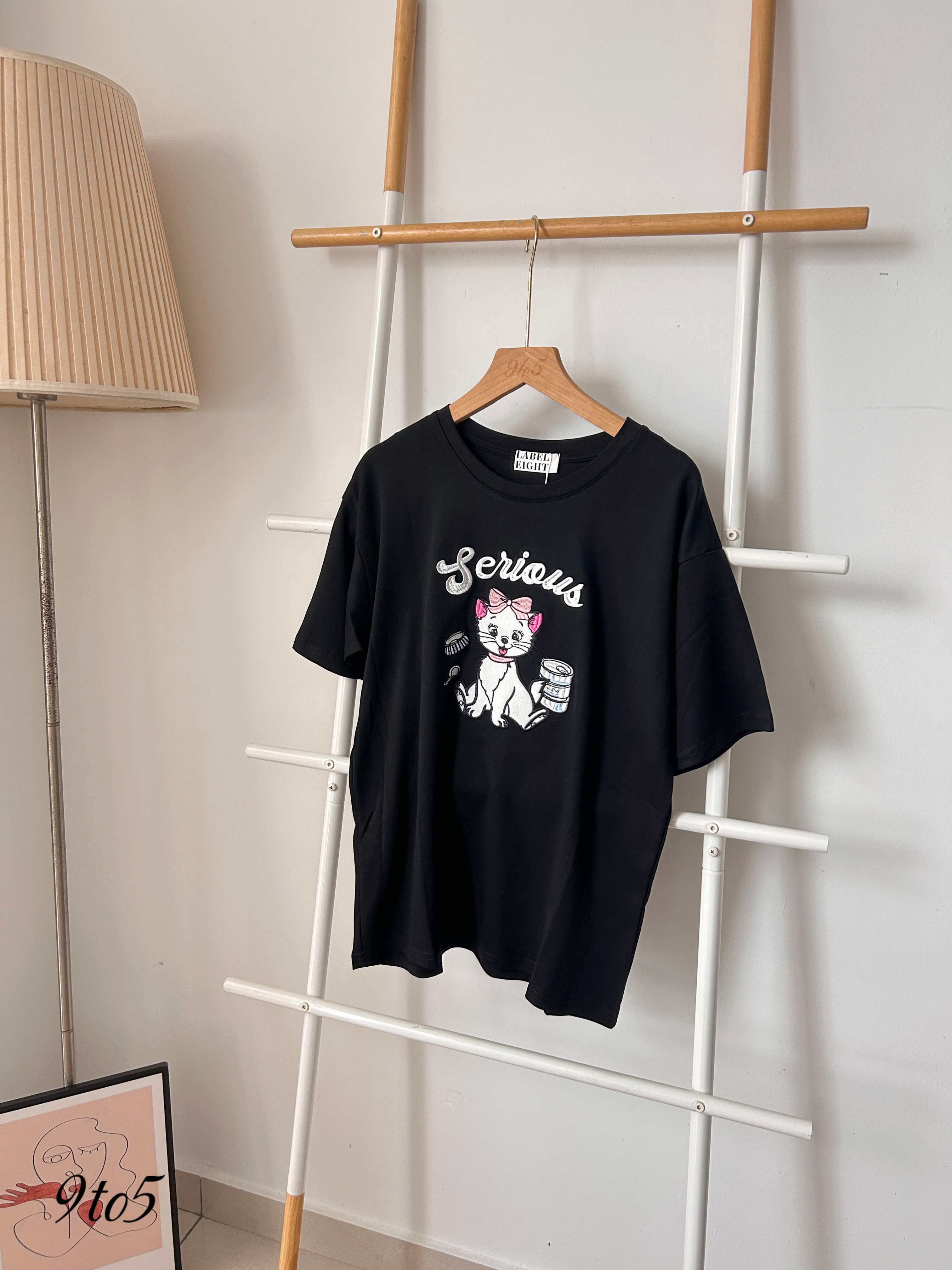 T4020 Kitten Oversized Tee - 4 Colors