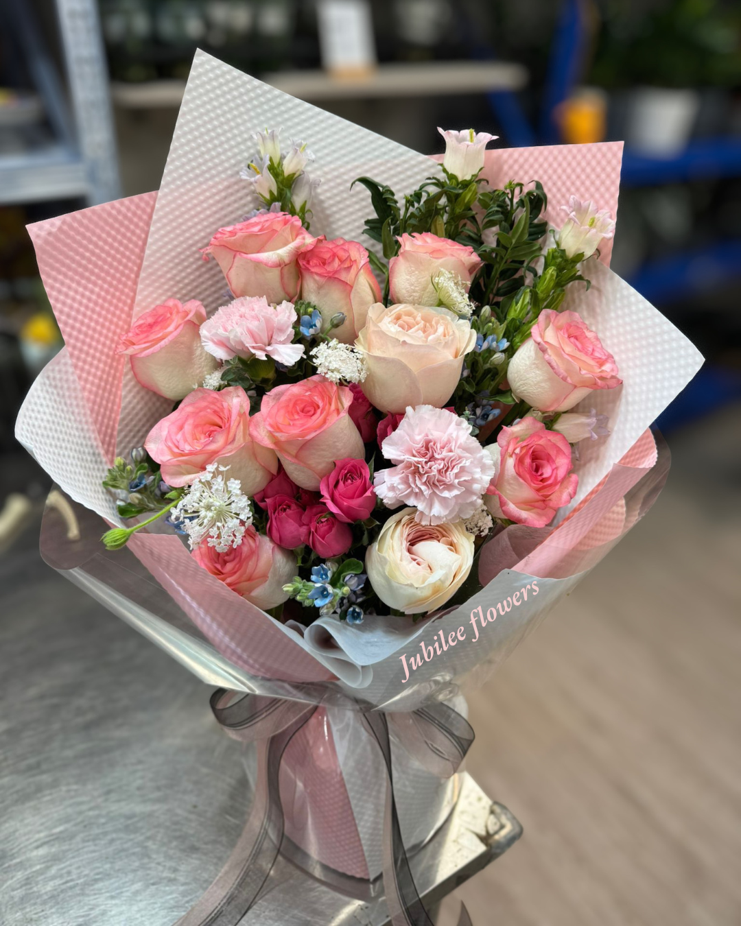 愛莎玫瑰混合花束