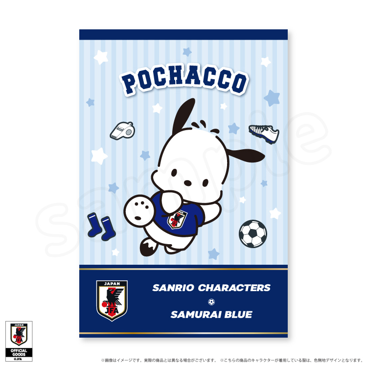 日本預訂📍日本Sanrio x 日本國家足球隊造型系列 - 單張名信片 2026年8月下旬出貨