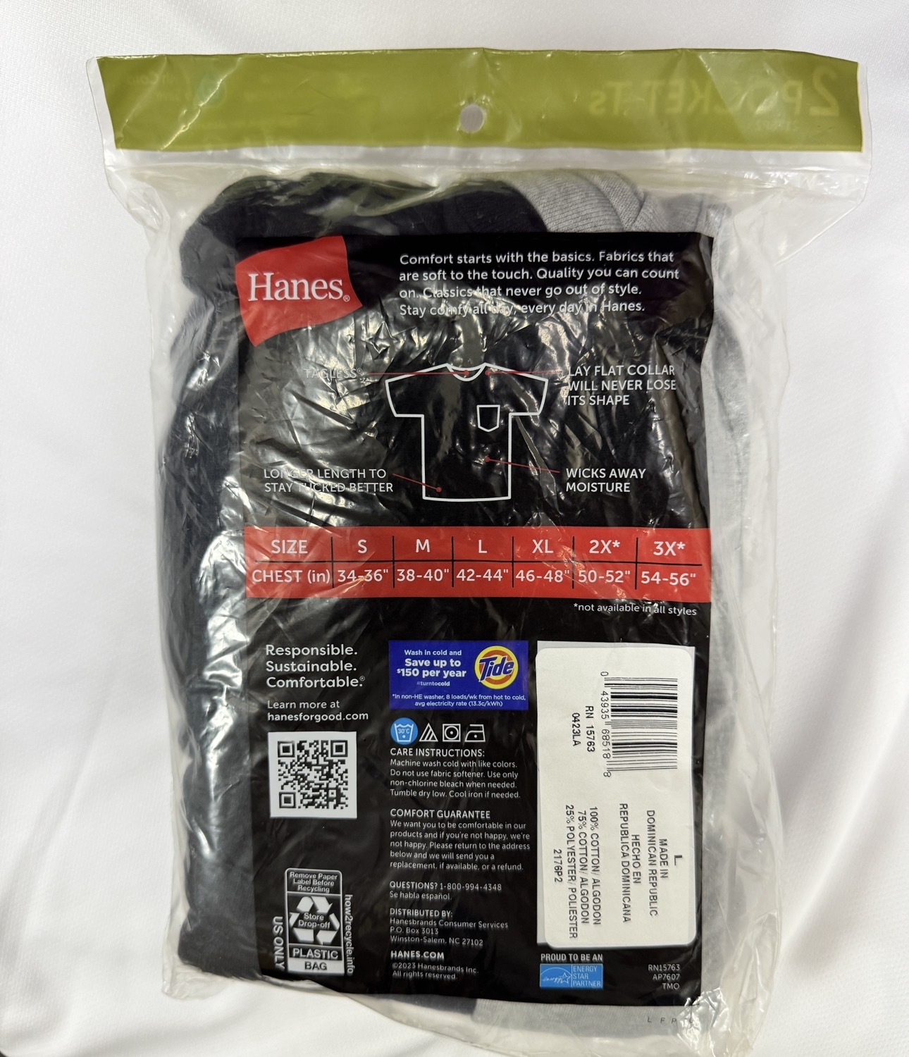 【Hanes 口袋 T 恤｜香港現貨 🇭🇰】