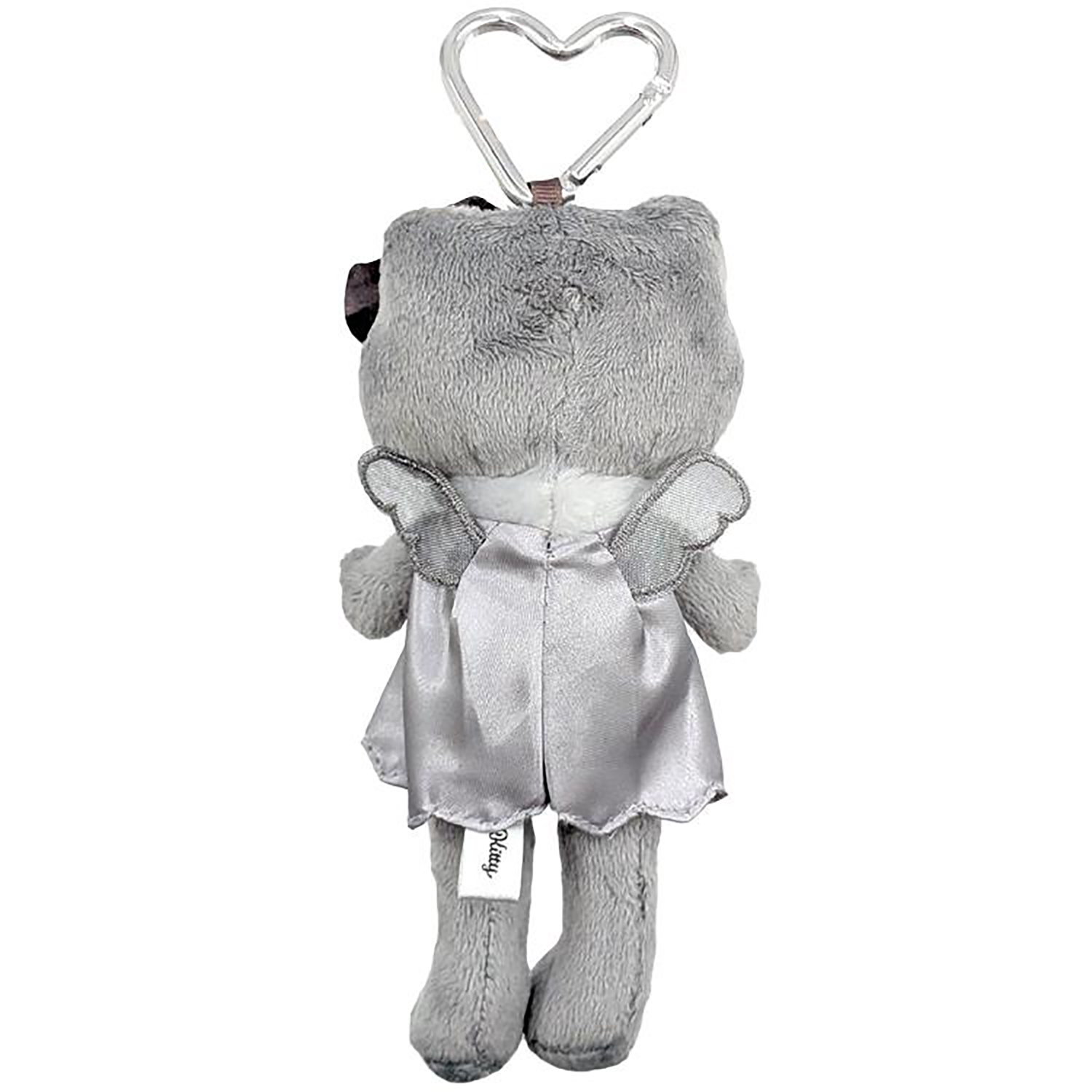 Sanrio - 時尚系列公仔掛飾 (灰色天使Hello Kitty款)