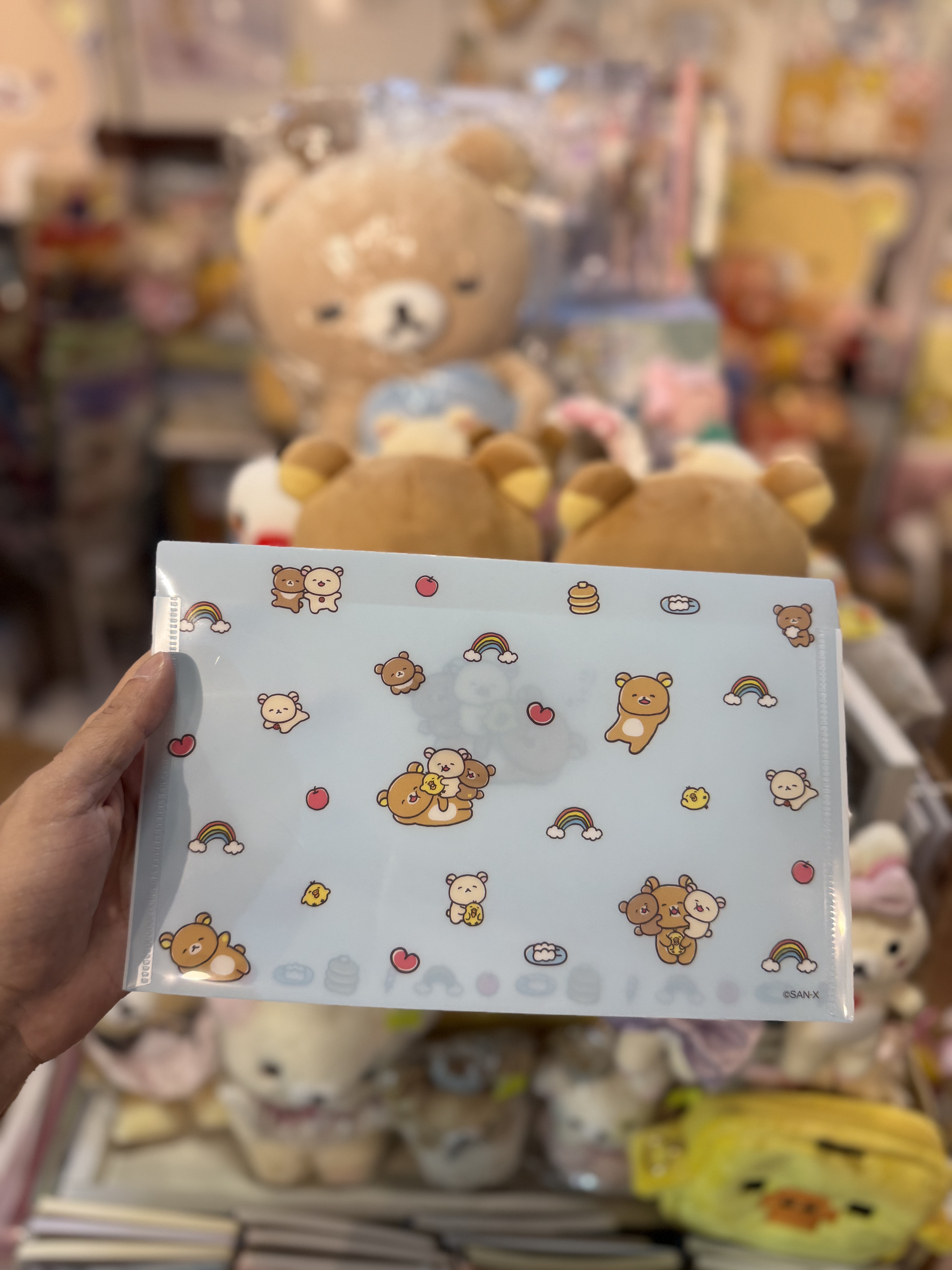《現貨》全新 happy rilakkuma 系列A5 file 收納袋