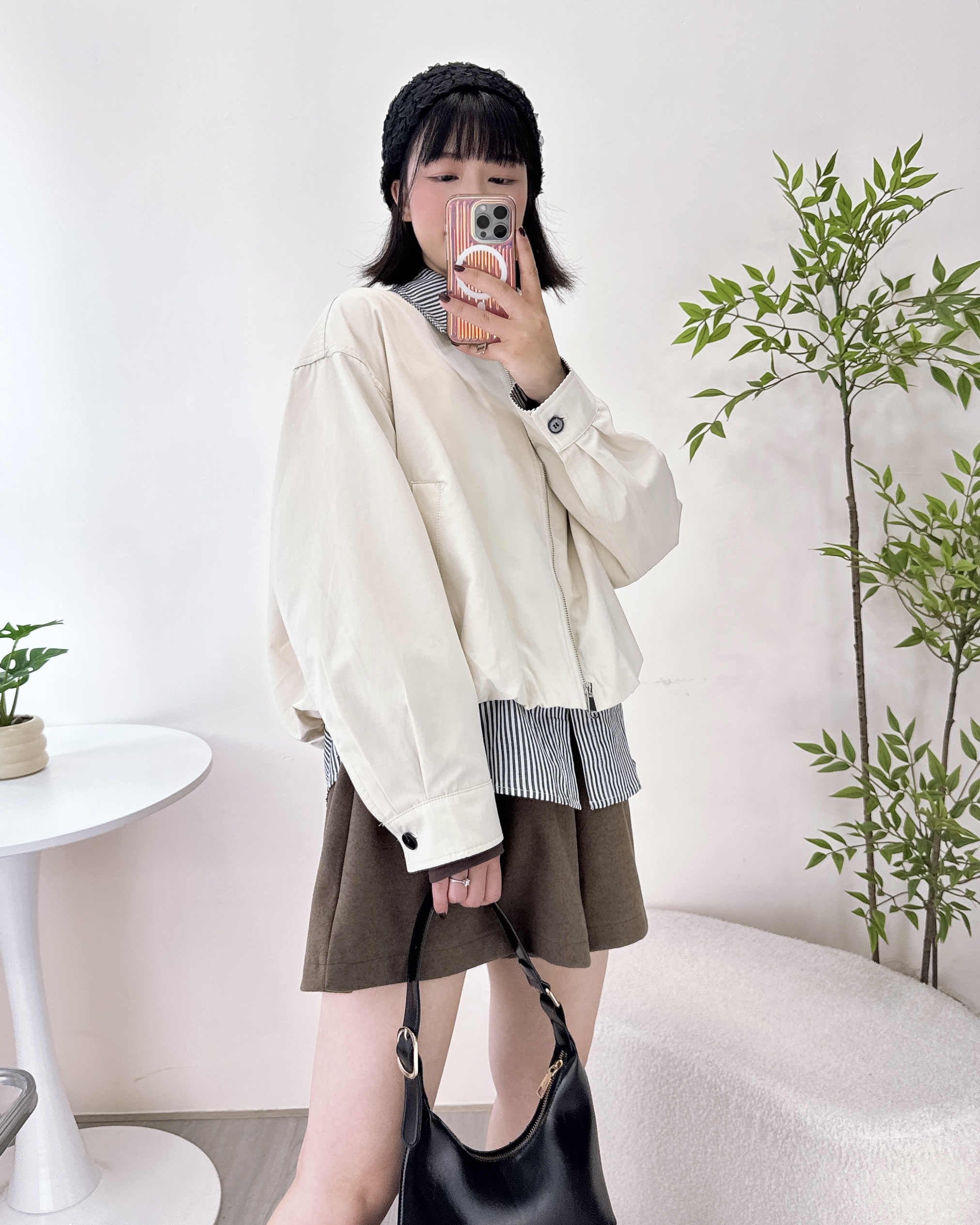 拼比層次感假兩件外套 3色