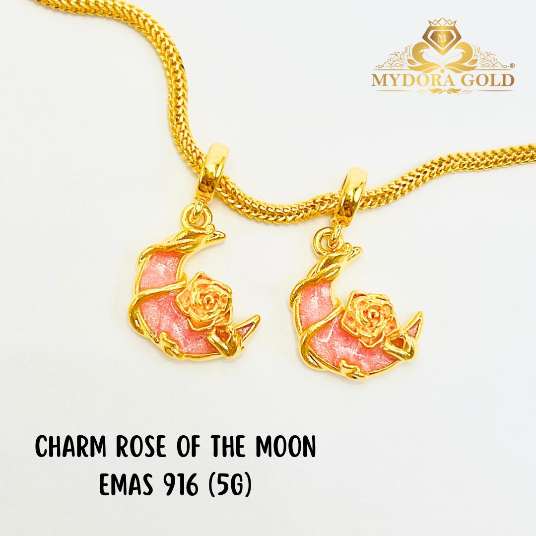 MYDORA Charm Rose of the Moon Enamel (5G) l EMAS 916/22K