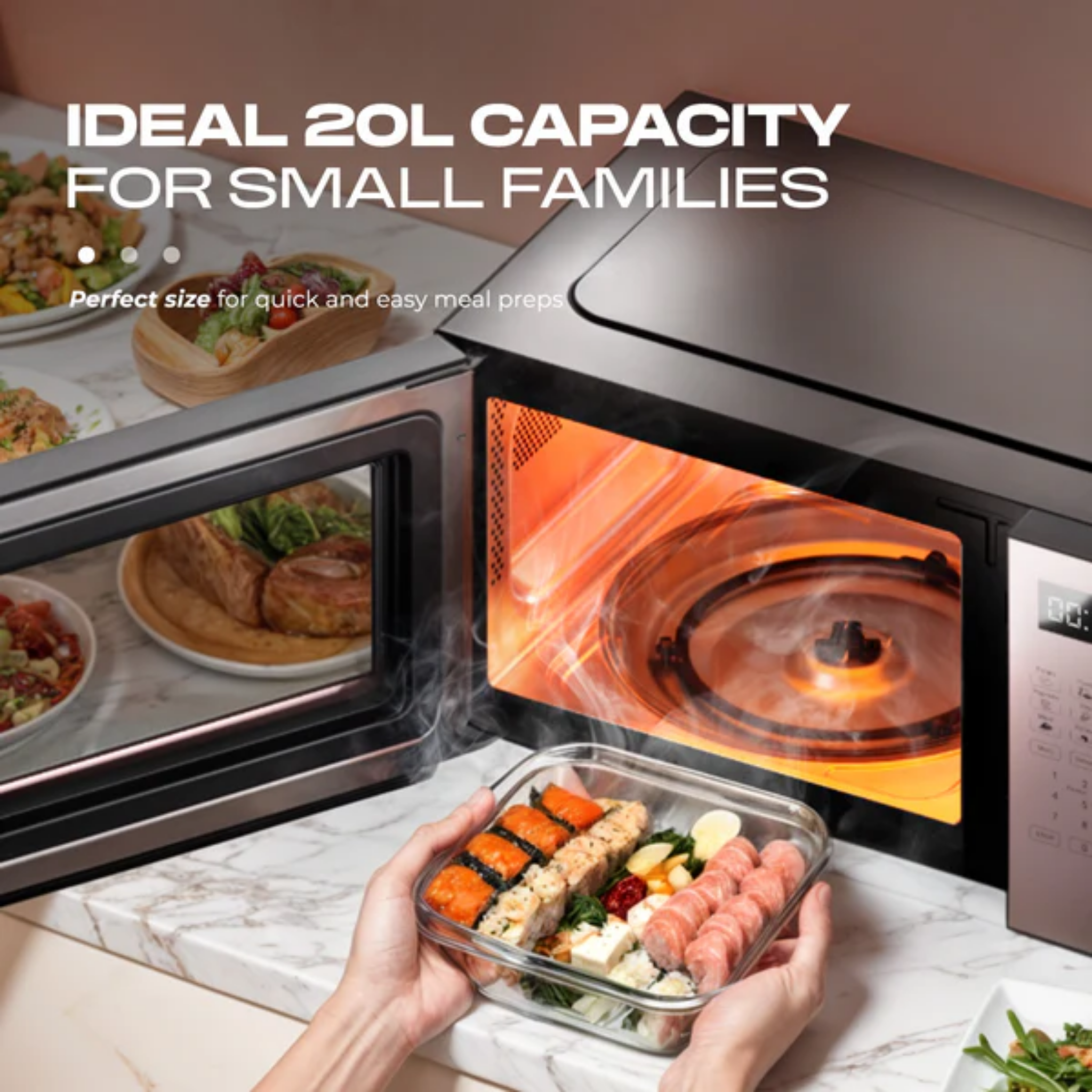 Russell Taylors 20L Digital Microwave Oven (M3)