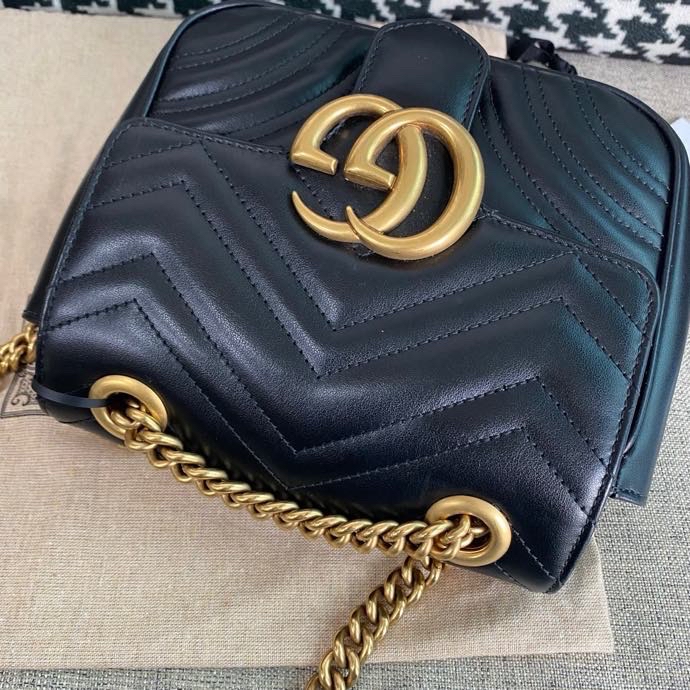 【預訂貨品】GUCCI 黑金方胖子