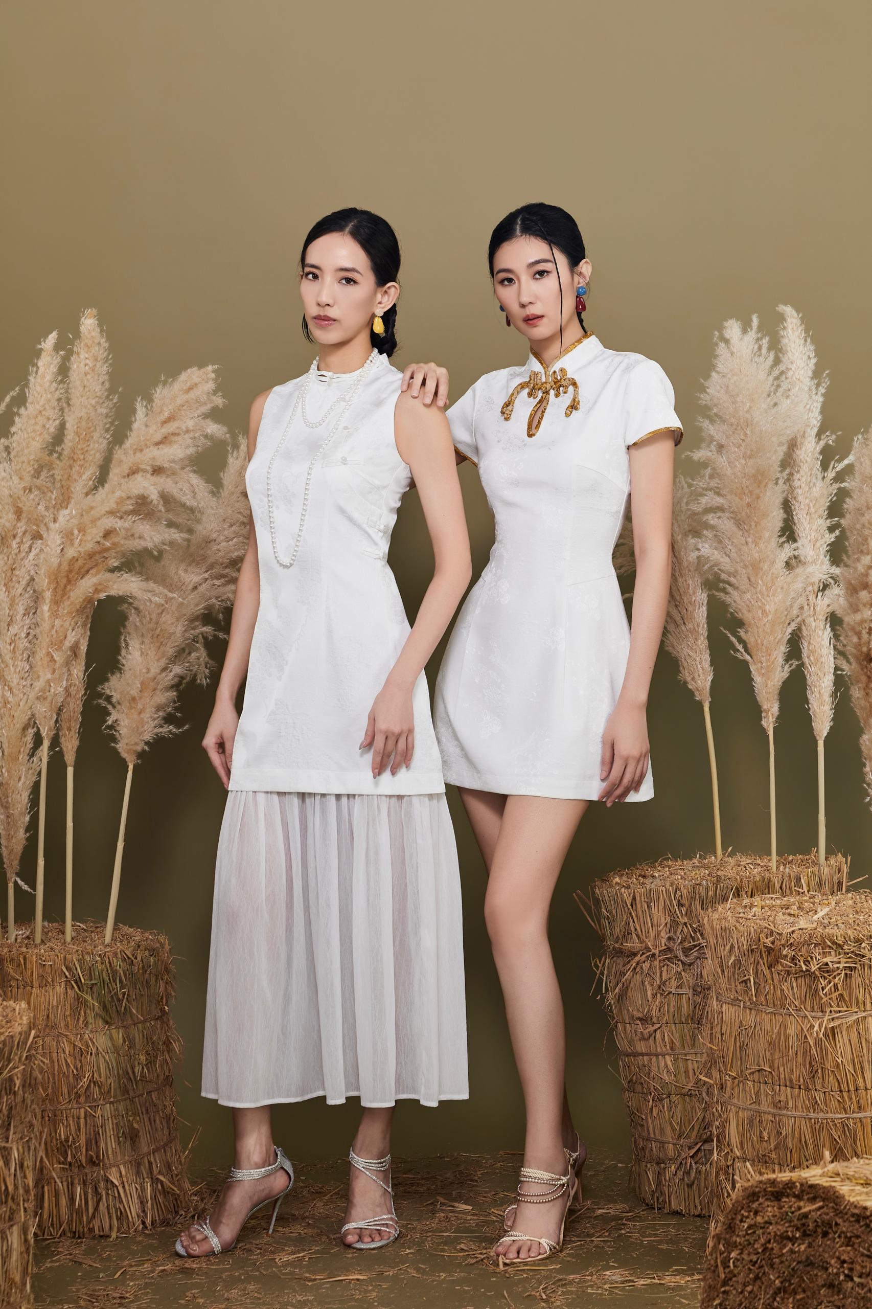 CD2163 Oriental Jacquard Cheongsam