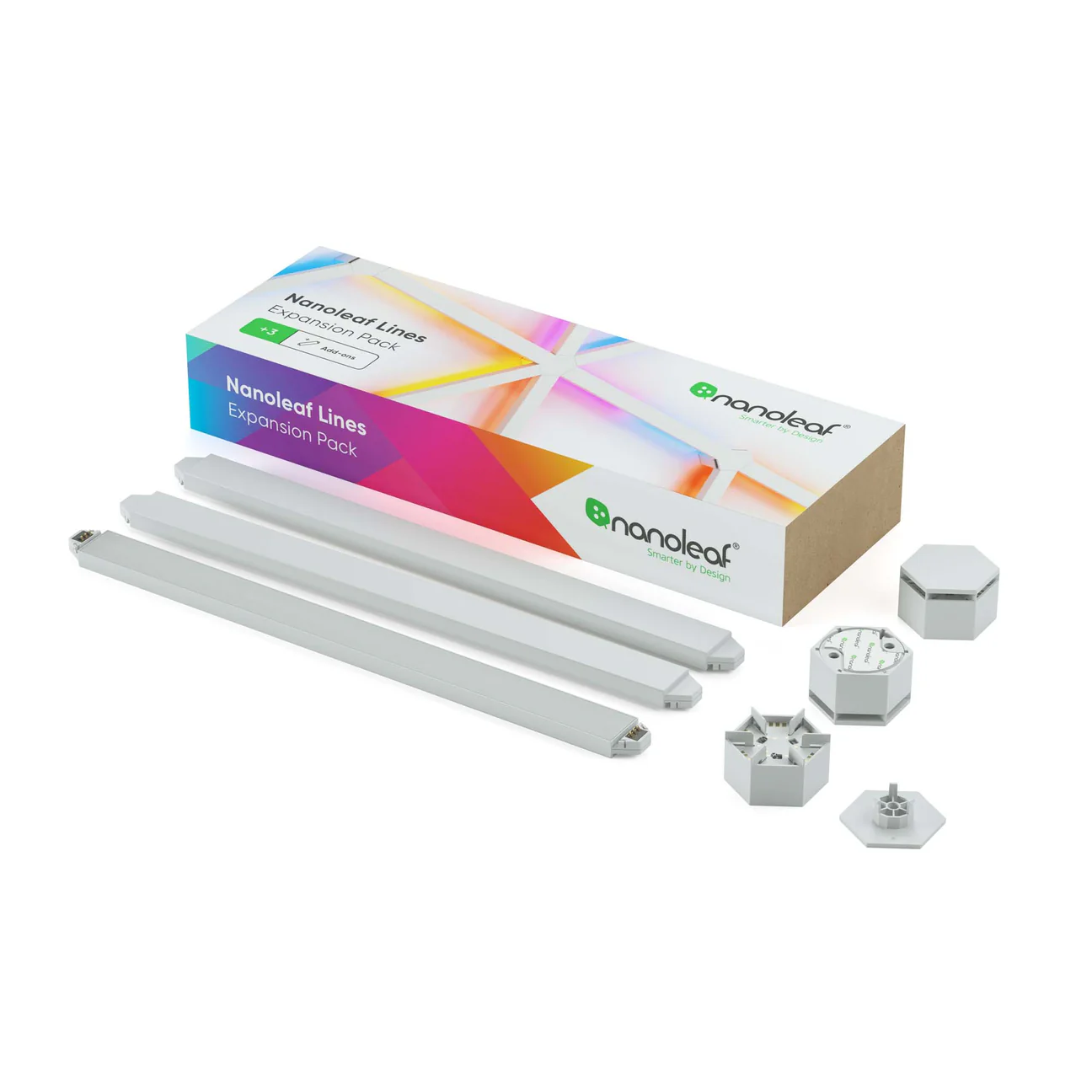 [原裝香港行貨丨2年保養] Nanoleaf Lines 60° 智能LED背光燈條擴充裝 (3條) Nanoleaf Lines Expansion Kit (3 pack) A-NL59-E-0001LW-3PK