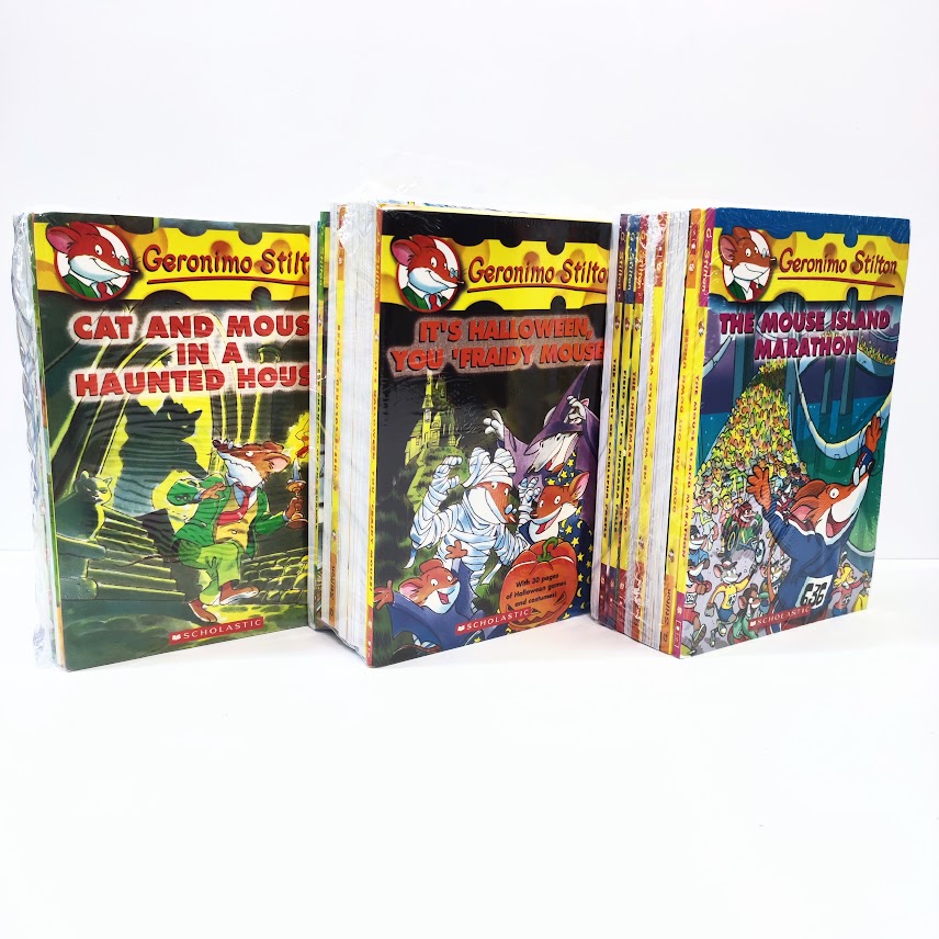 Scholastic Geronimo Stilton 1-70 books兒童章節小說繪本彩色漫畫  | S08