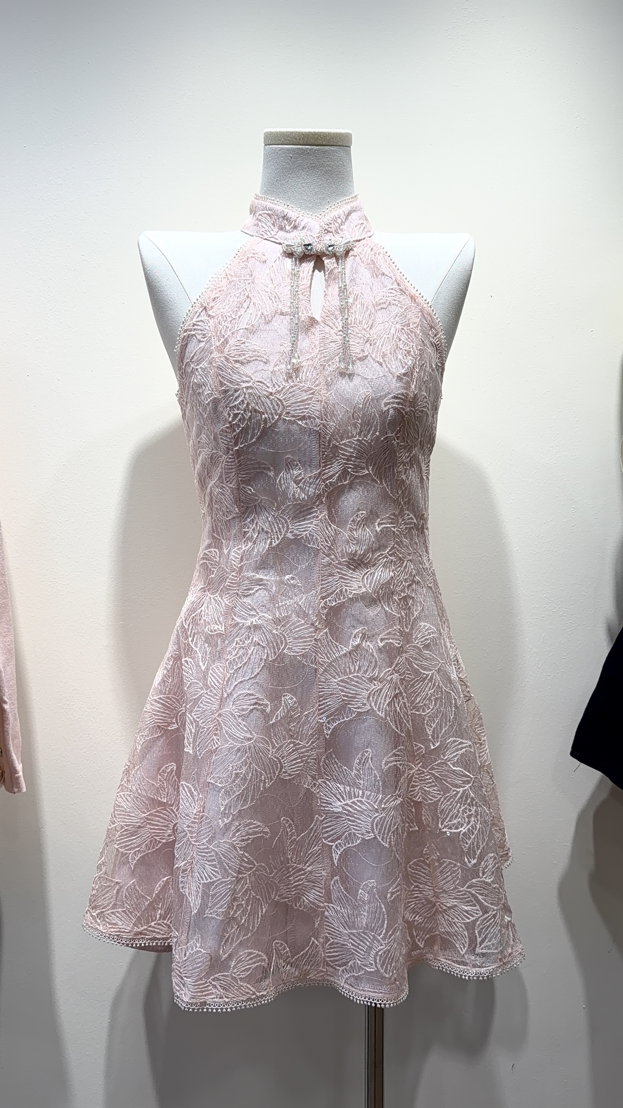 9907挂脖新中式旗袍