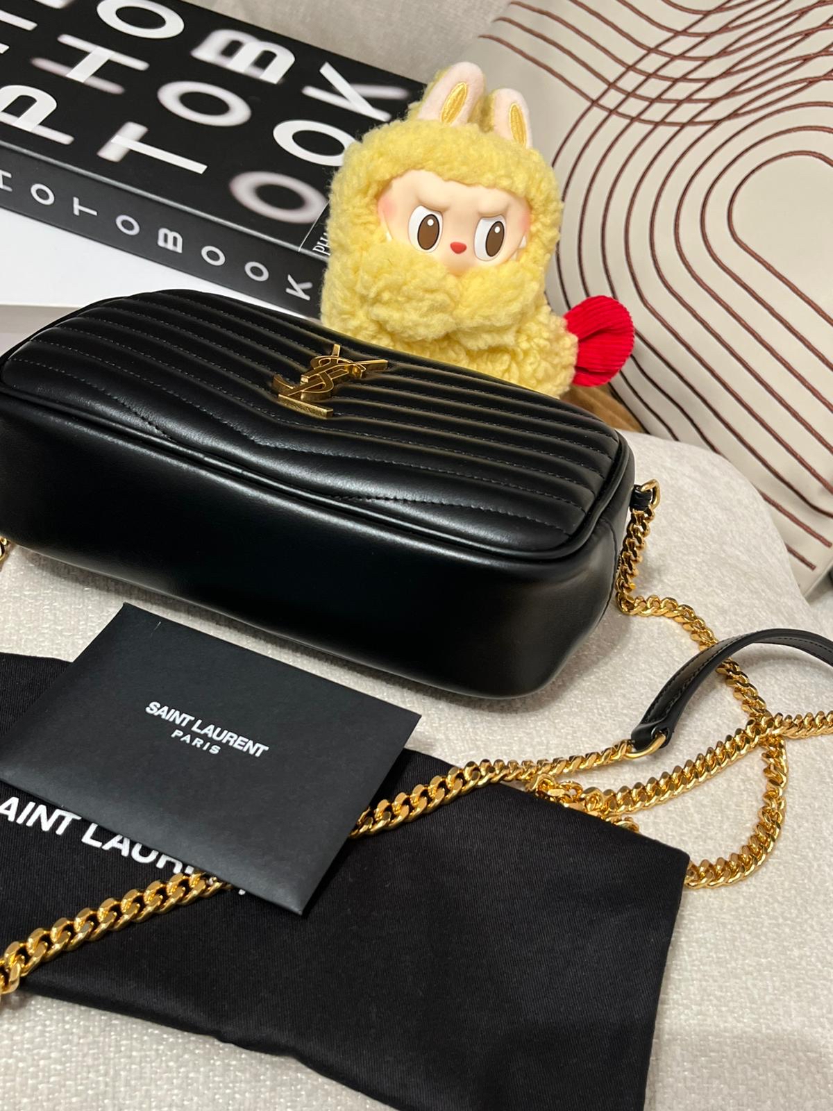 Ysl Mini Lou Camera calfskin bag 10%Authentic,99%new ✅ certificate✅dust bag