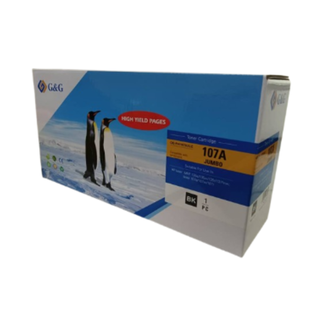 Compatible G&G HP 107A Jumbo LaserJet Toner Cartridge - Black