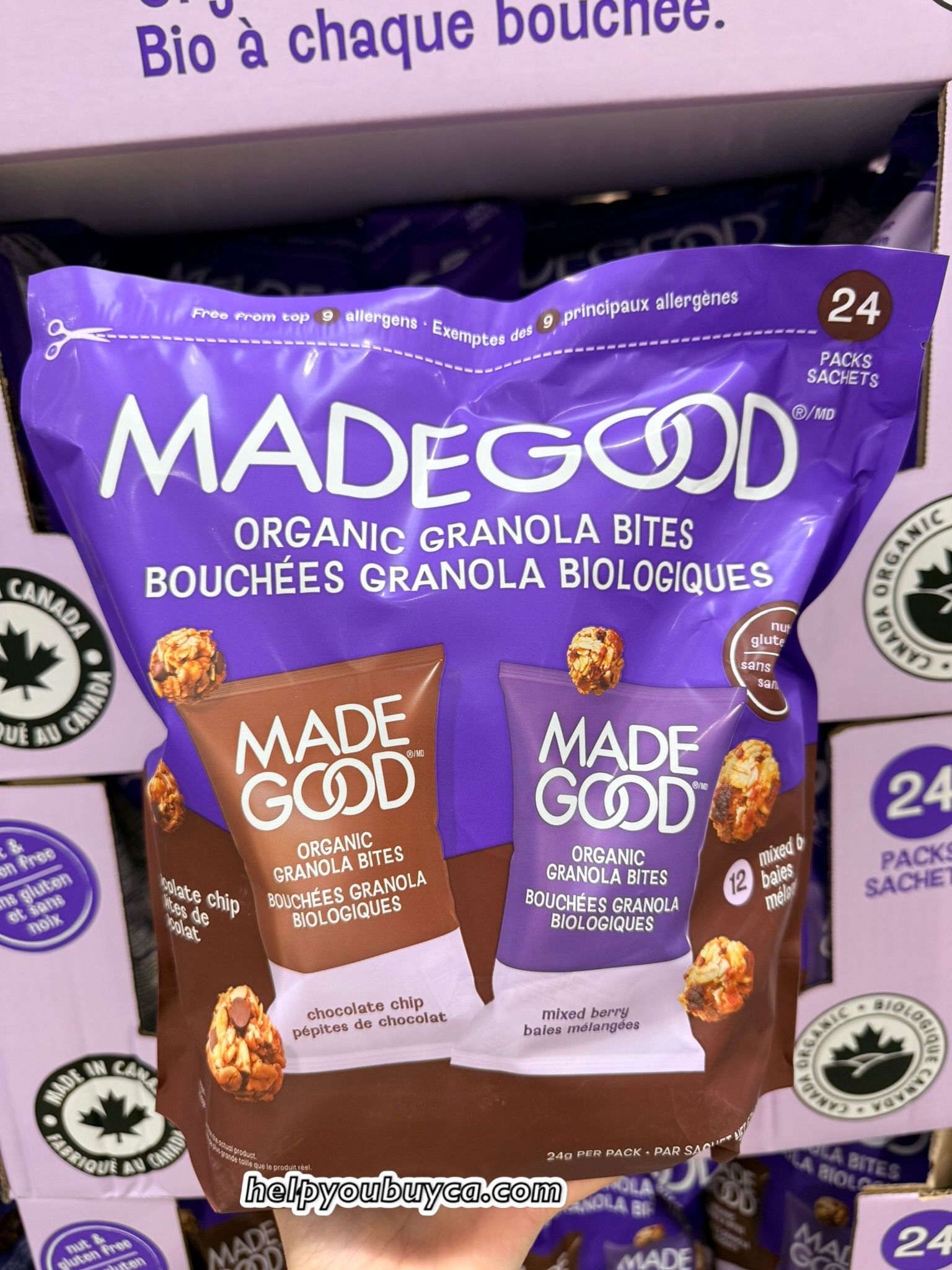 MadeGood Granola Minis 有機迷你燕麥脆脆 24g x 24包