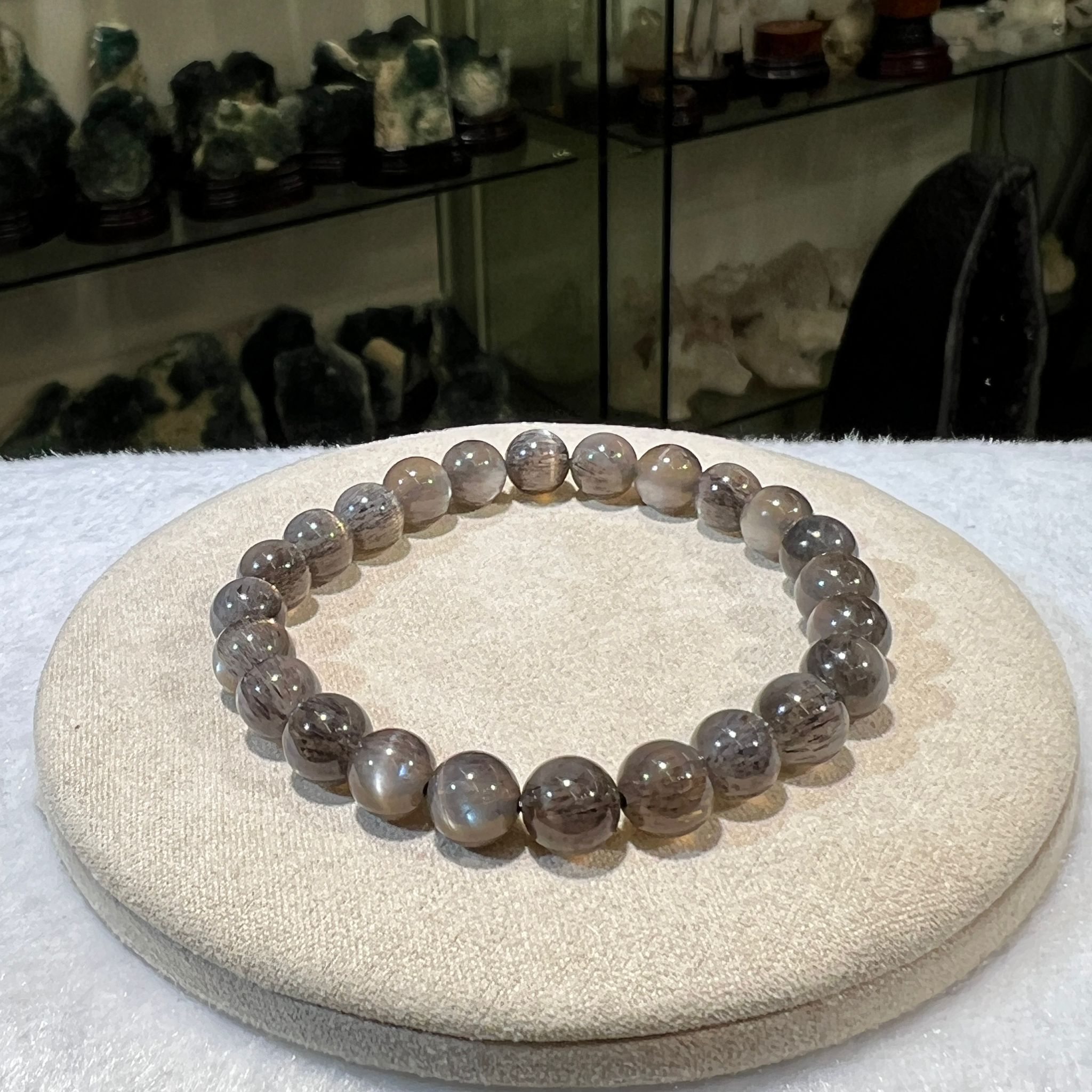 黑金骨幹手串 7.5mm+/- #CA0035