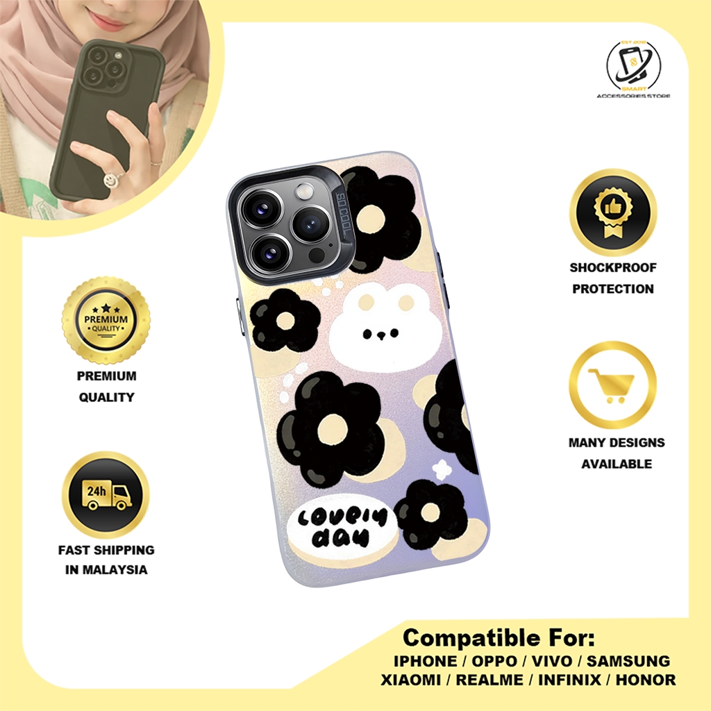 IMD CASE PHONE FOR OPPO - DESIGN FLOWER A4