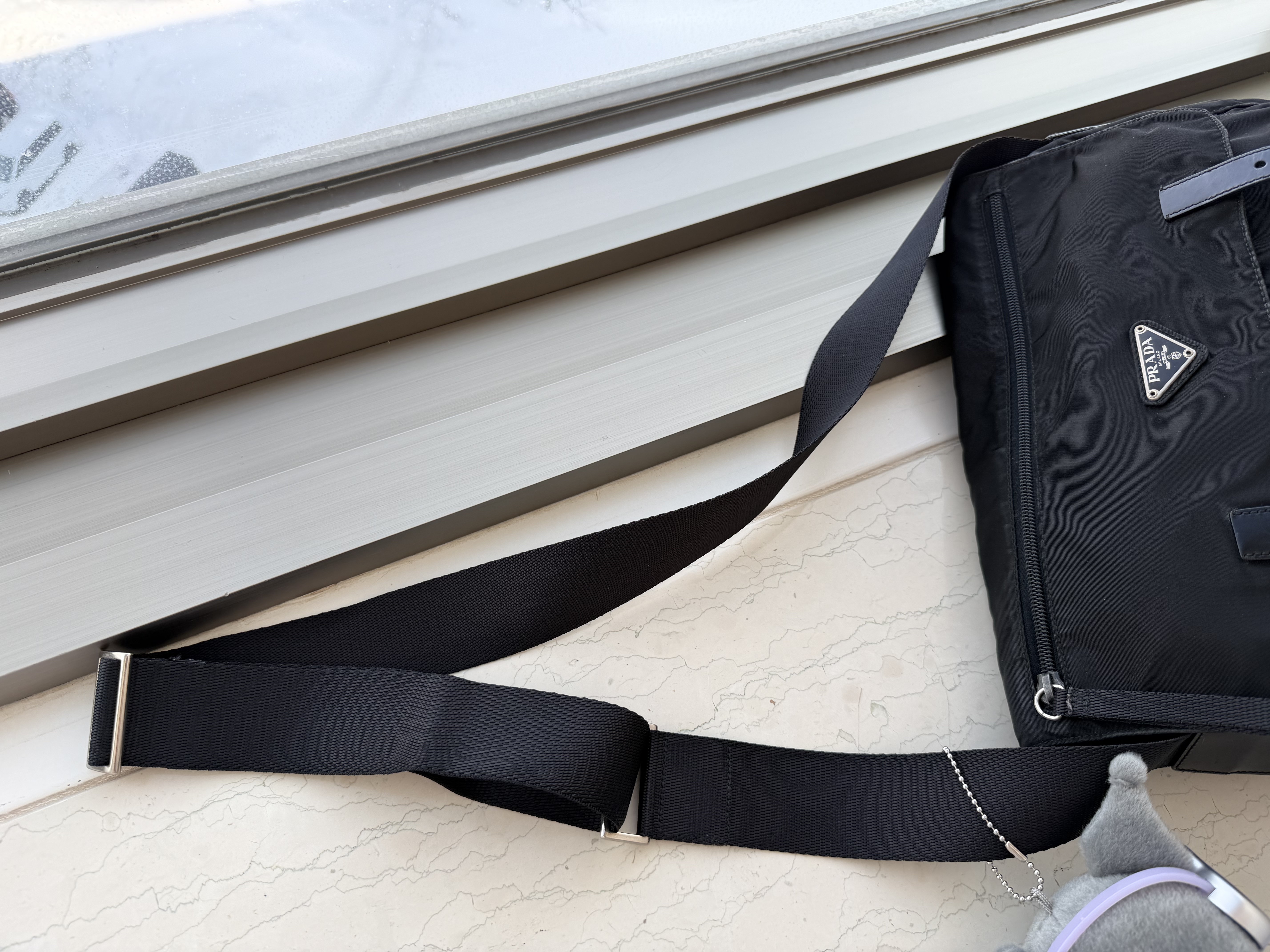 Prada prada explore re-nylon messenger bag