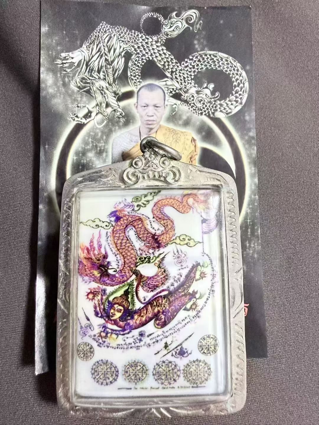 泰北第一法術聖僧古巴磐石 力作“龍虎同輝”九符管最稀少的版本後還會加入古巴磐石師父的聖發和虎毛，寶石等 。