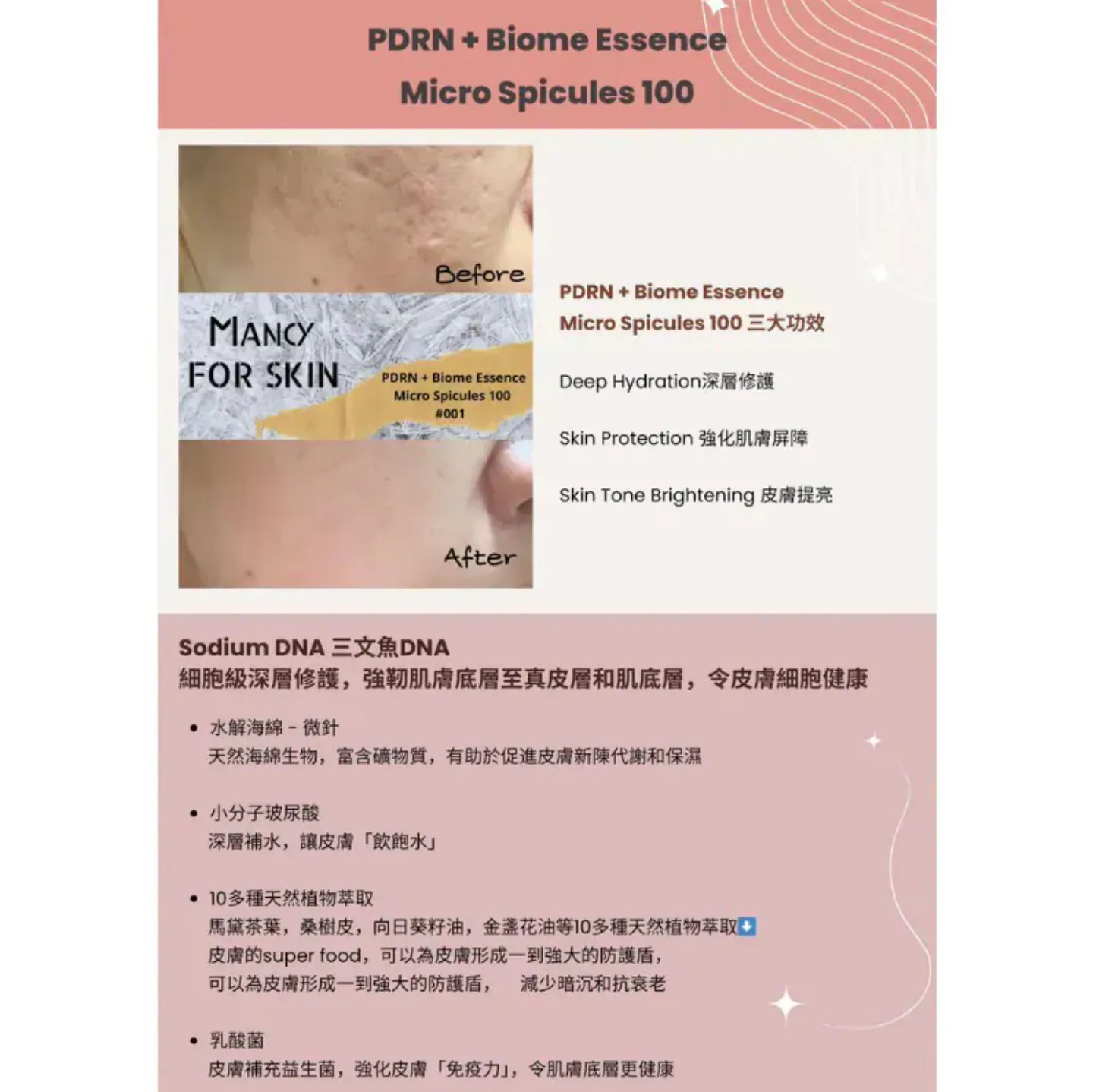 【Mancy For Skin】 精華護膚系列