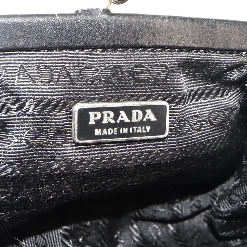 Prada Tessuto Kiss-Lock Purse