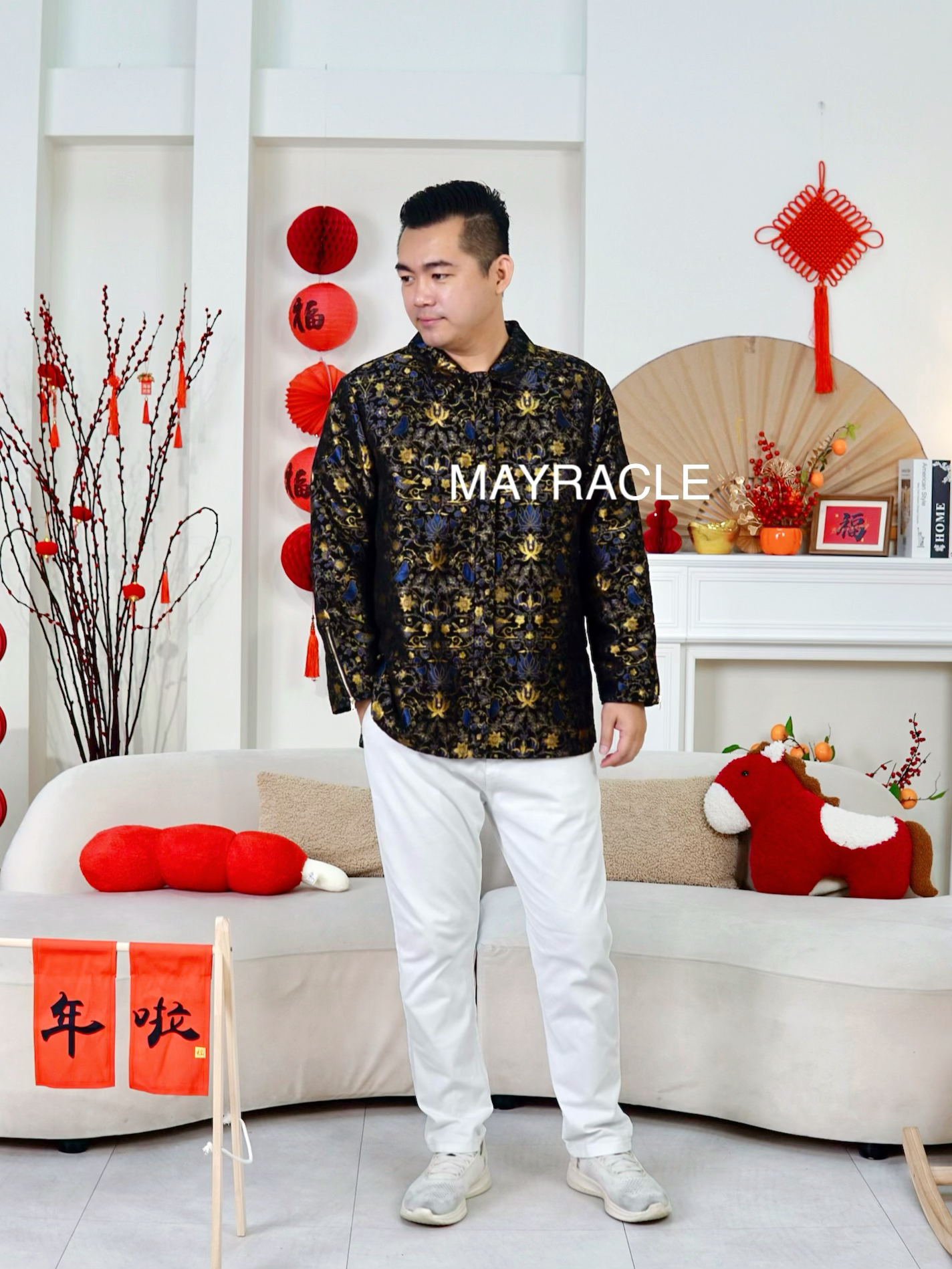[PRE-ORDER] CNY 2027 Oversized Royal Men Shirt 