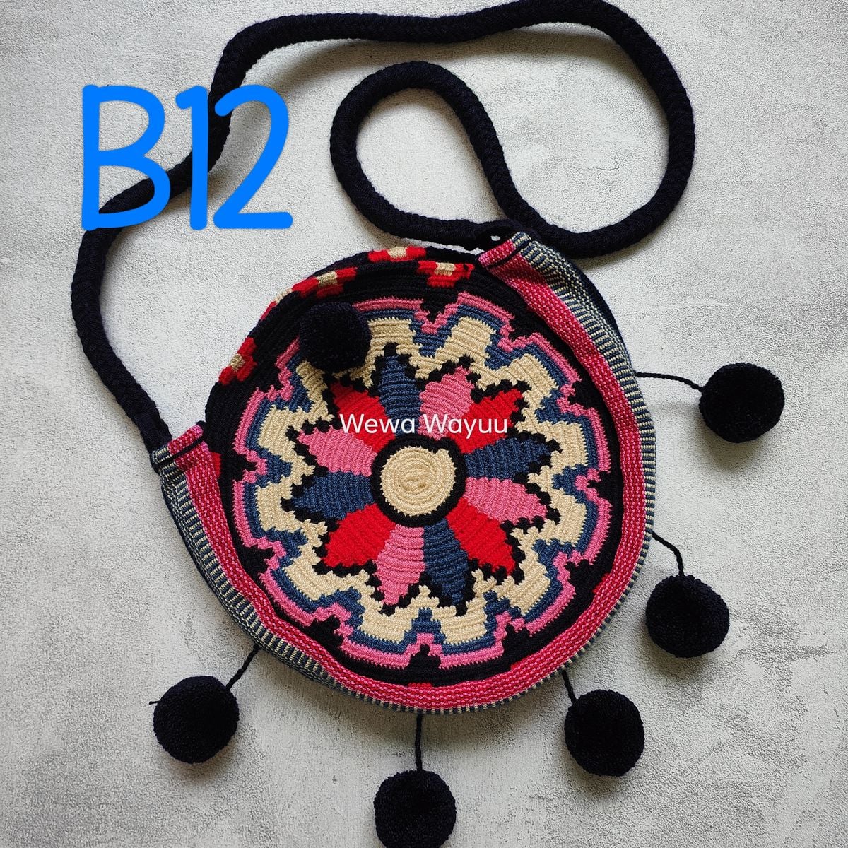 WAYUU ROUND BAG- B款