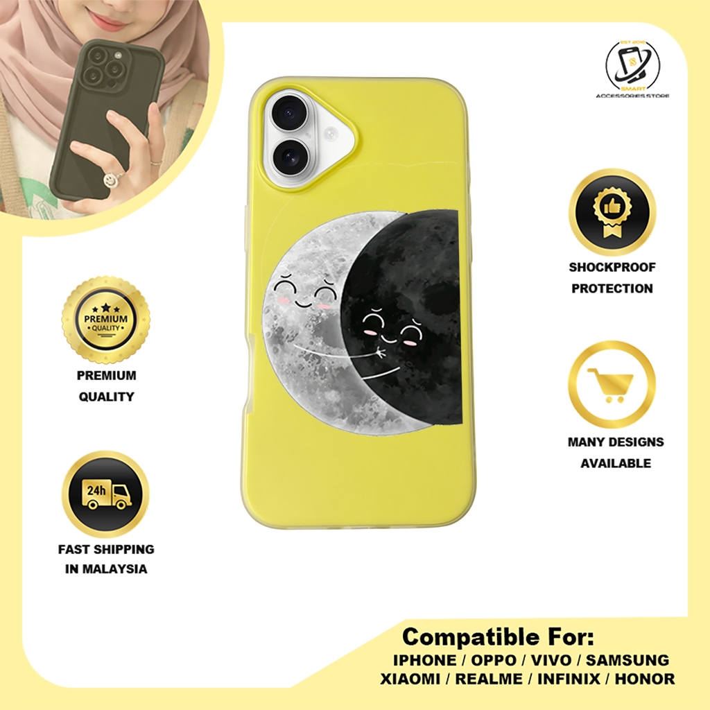 JELLY CASE PHONE FOR IPHONE - DESIGN MOON B