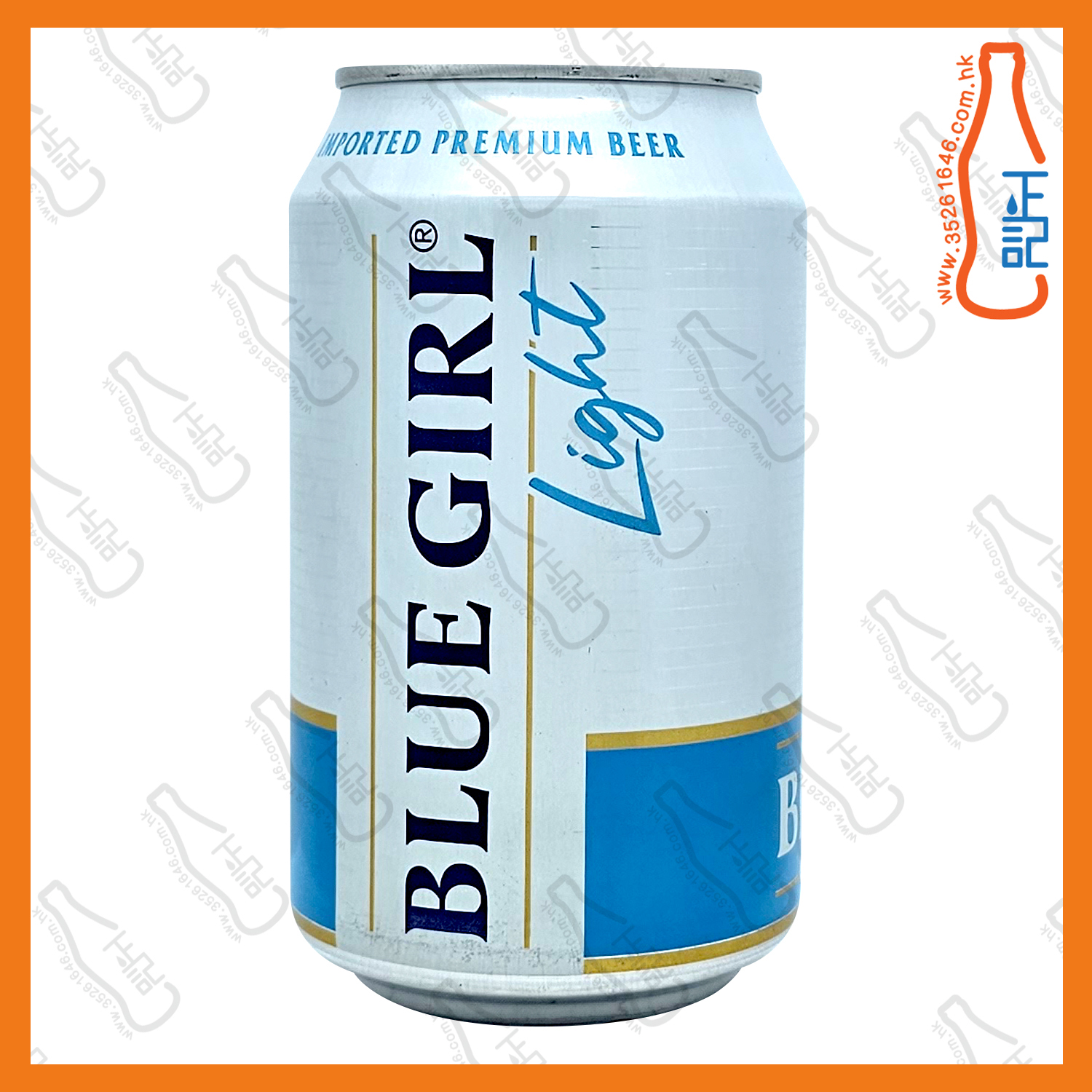 (罐裝)藍妹清啤"Light"啤酒 330ml x 24罐 /箱
