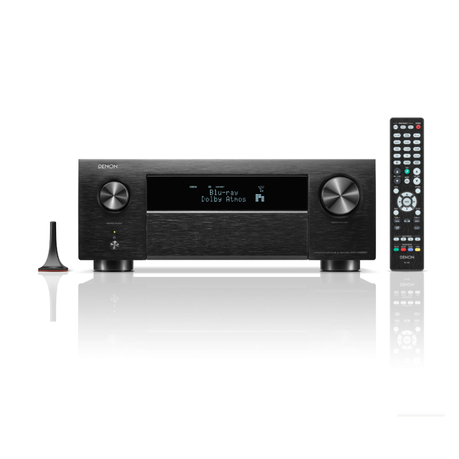 Denon AVC-X4800H 9.4 Ch. 200W 8K AV Receiver Powered by HEOS™