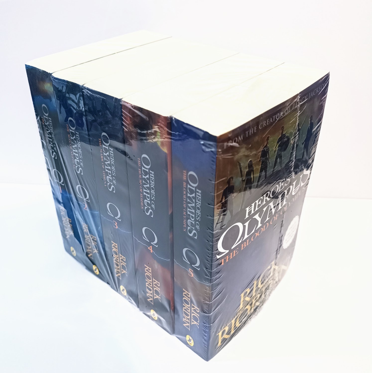 Heroes of Olympus Rick Riordan 5 books Percy Jackson  | B132