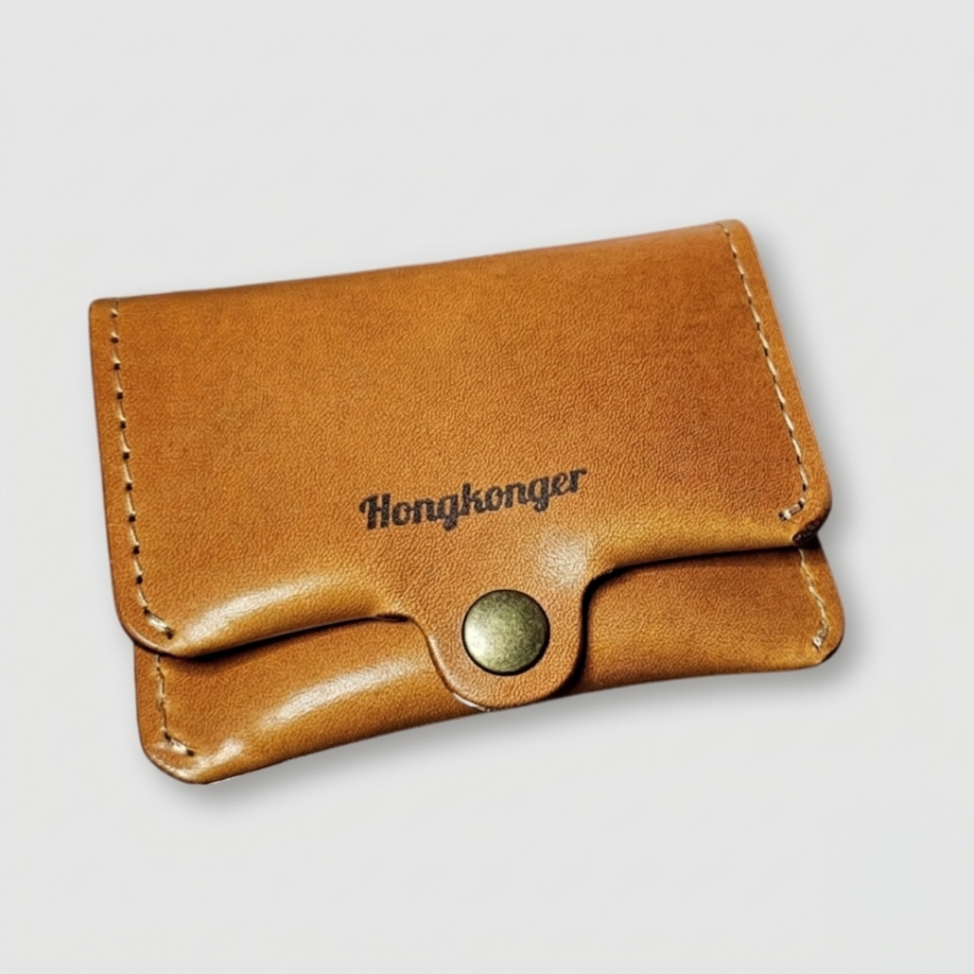 【專屬刻字】Hongkonger瘋馬牛皮卡片包