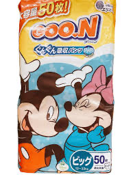 大王GOO.N」迪士尼增量版嬰兒學習褲（褲型尿布）一箱三包