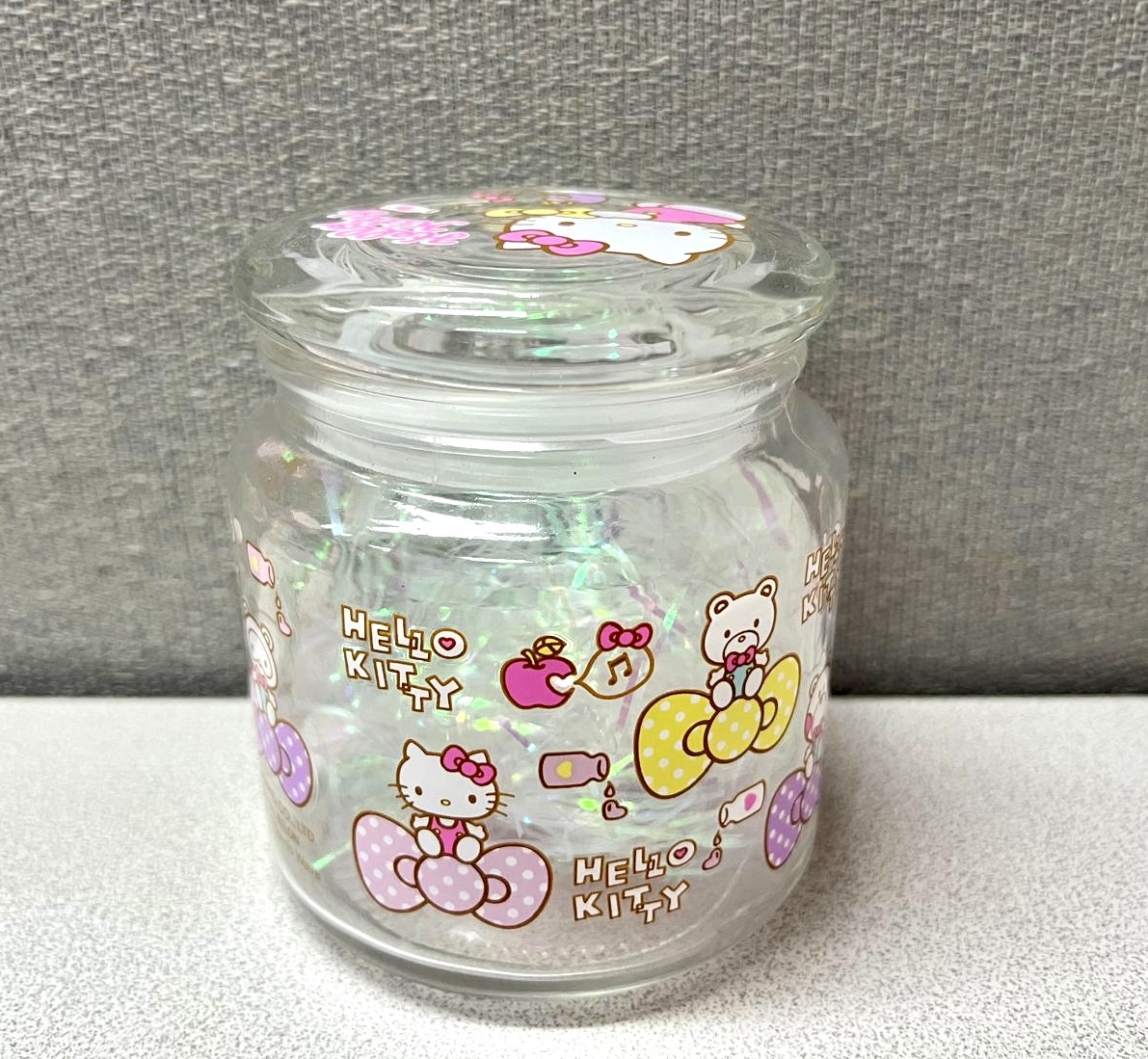 🌈 Hello Kitty 密實蓋玻璃樽