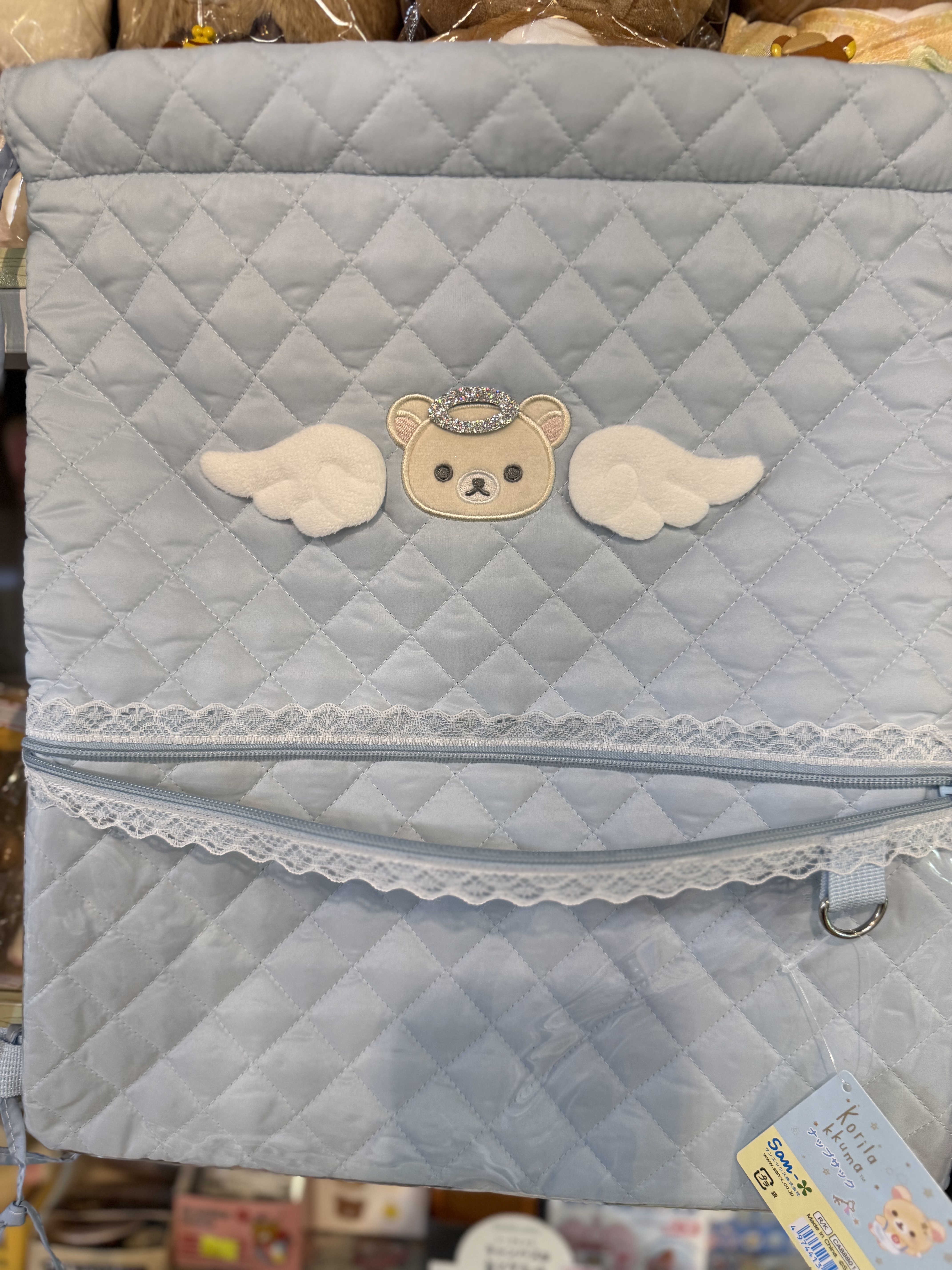 《現貨》全新滿滿小白熊系列輕便索袋背包