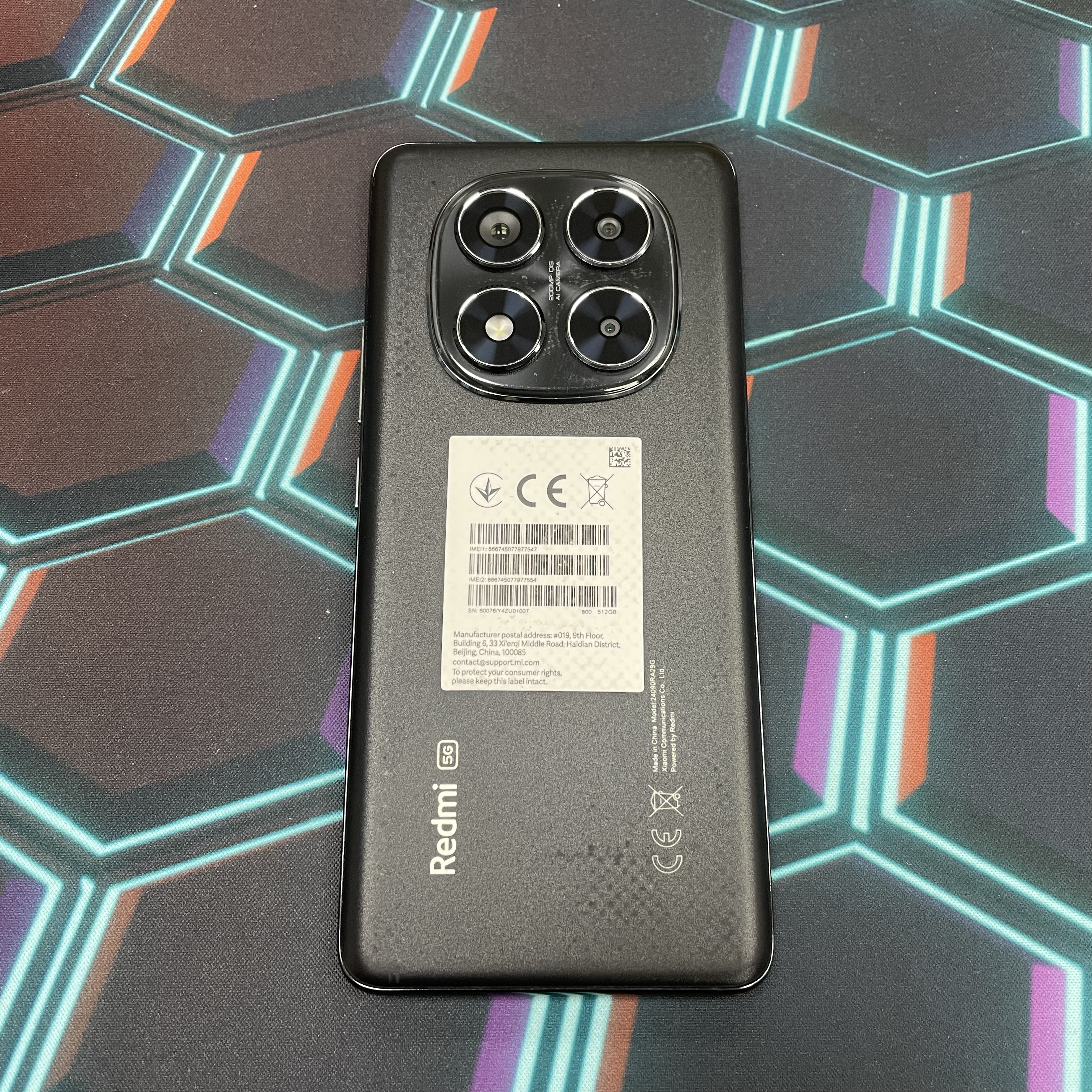 *6681 RedMi Note 14 Pro 5G 勁靚機 12+512GB 黑色 black