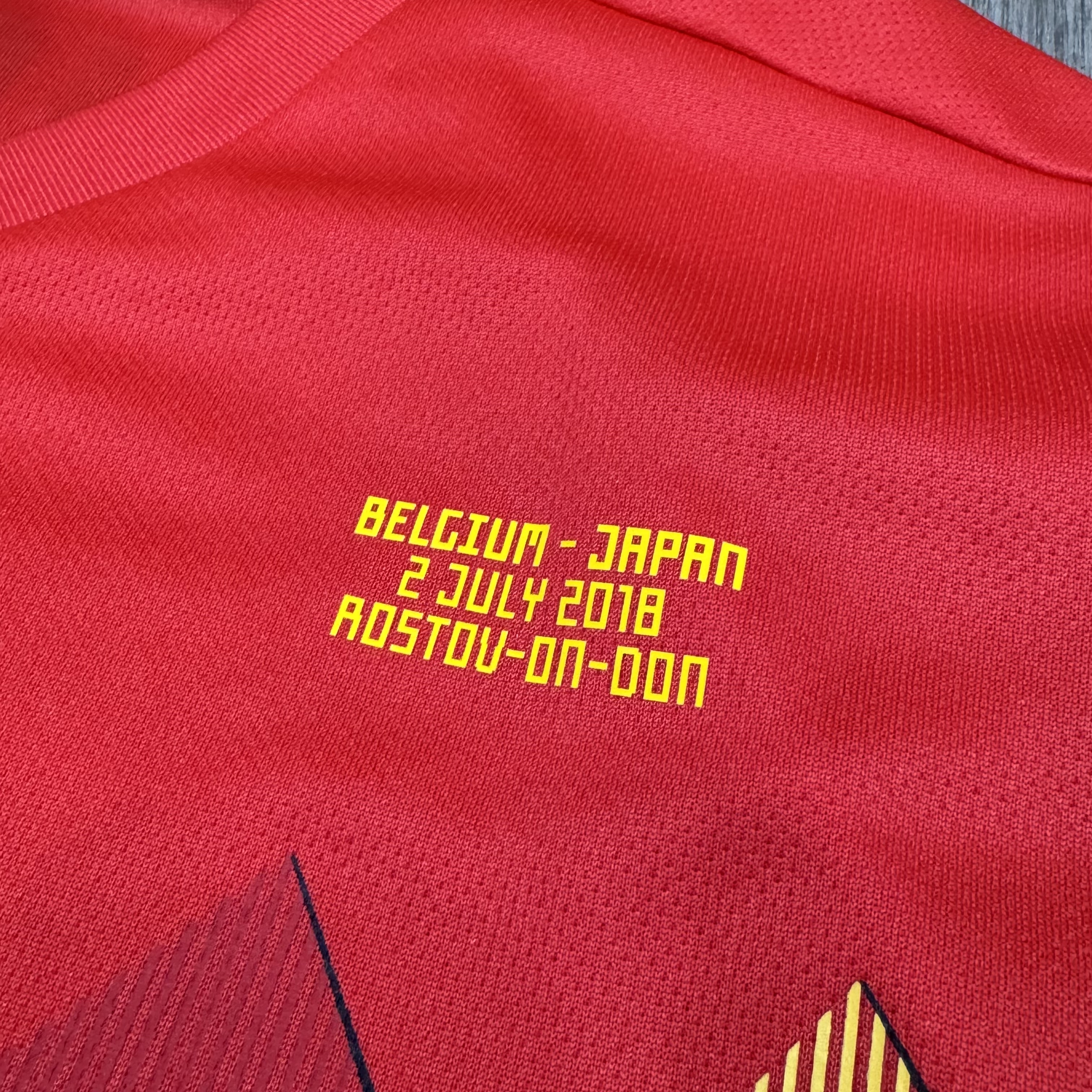 Belgium WC2018 home shirt #22 Chadli