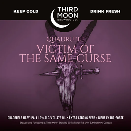 Third Moon TRIPLE RISE TRIPLE IPA / QUADRUPLE VICTIM OF THE SAME CURSE QUAD IPA