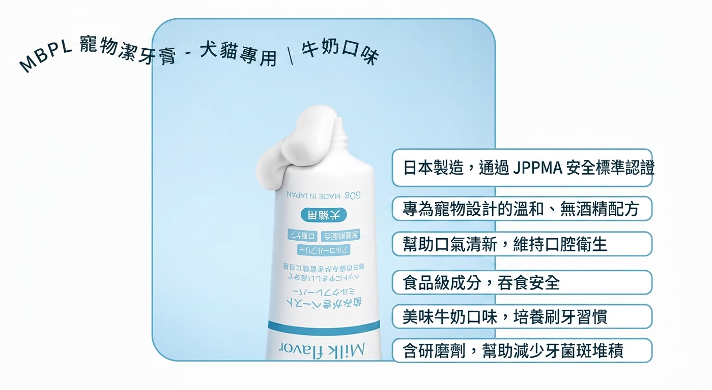 MBPL｜犬貓用潔齒套裝 - 迷你刷頭 (91603652)