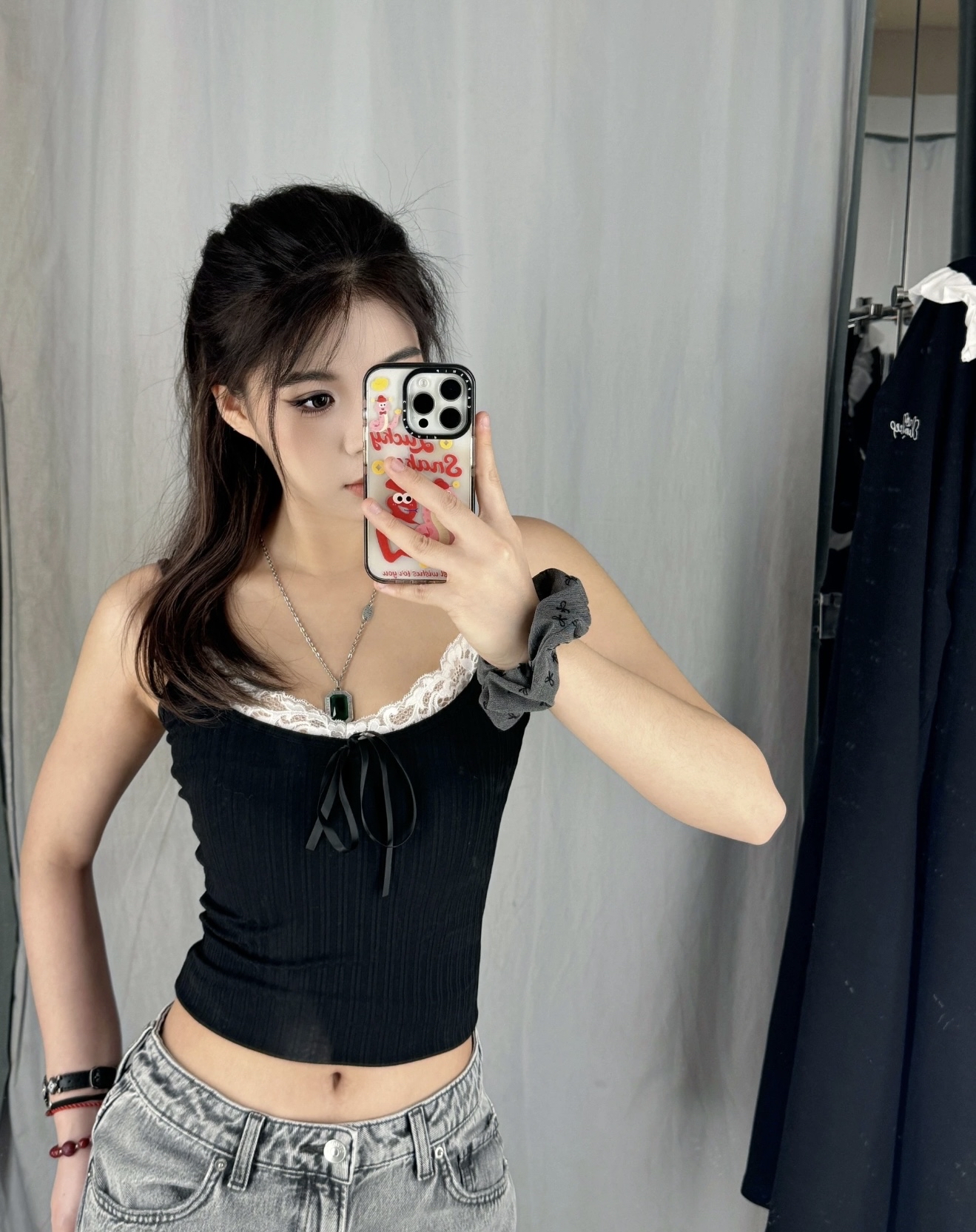 TP426甜美蕾丝吊带