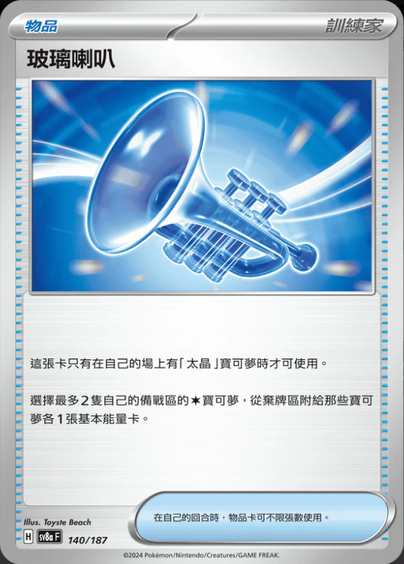 SV8aF 140/187 玻璃喇叭