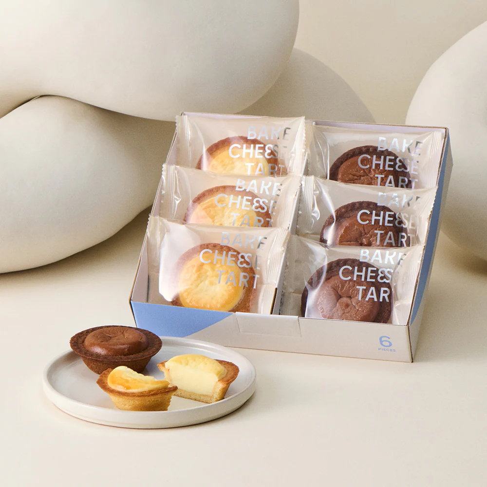 日本直送  BAKE CHEESE TART 原創芝士蛋撻和味道濃郁的巧克力芝士蛋撻的什錦BOX