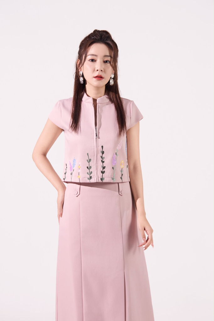 12241374 Elowen Tailored Maxi Skirt