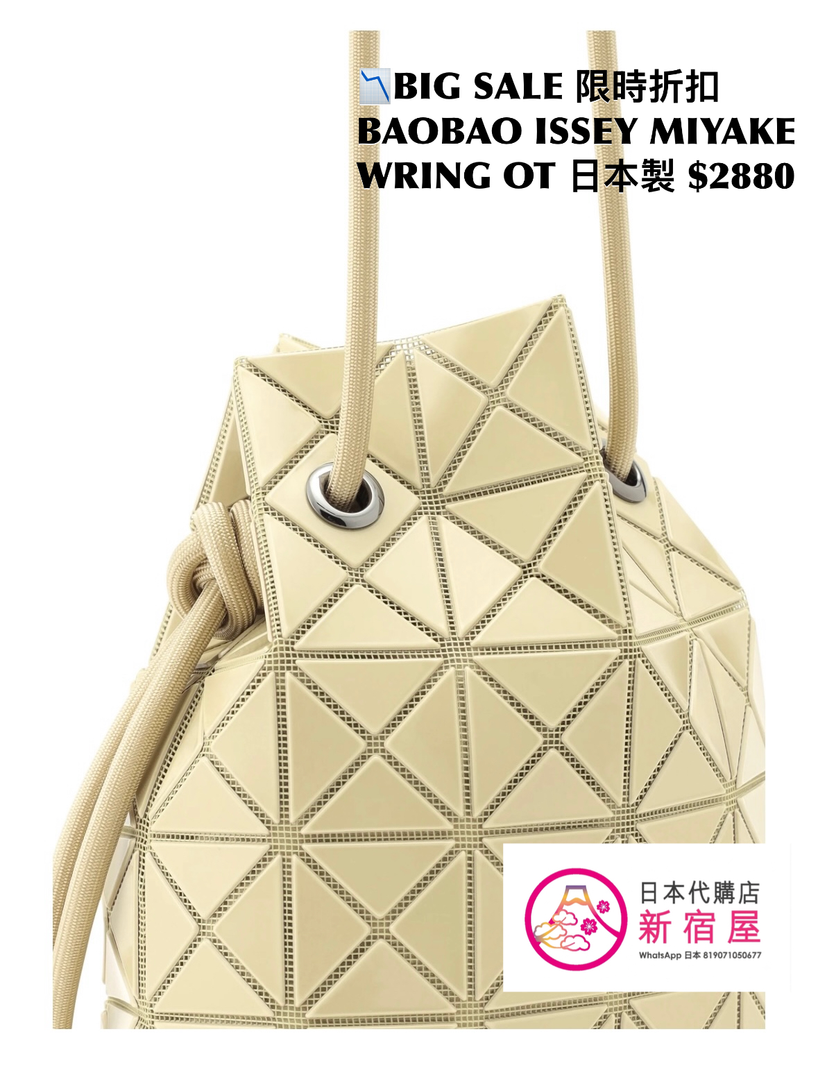 BAOBAO ISSEY MIYAKE WRING ONE-TONE