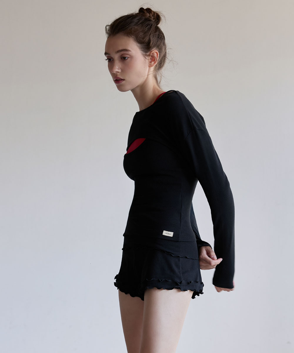 【一秒打造層次感瑜珈 Look】預購_DEVI-T0170 Ally Lip Crop Bolero by Devi
