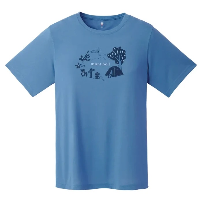 Montbell Women's Wickron Tee Stay In A Tent 1114785