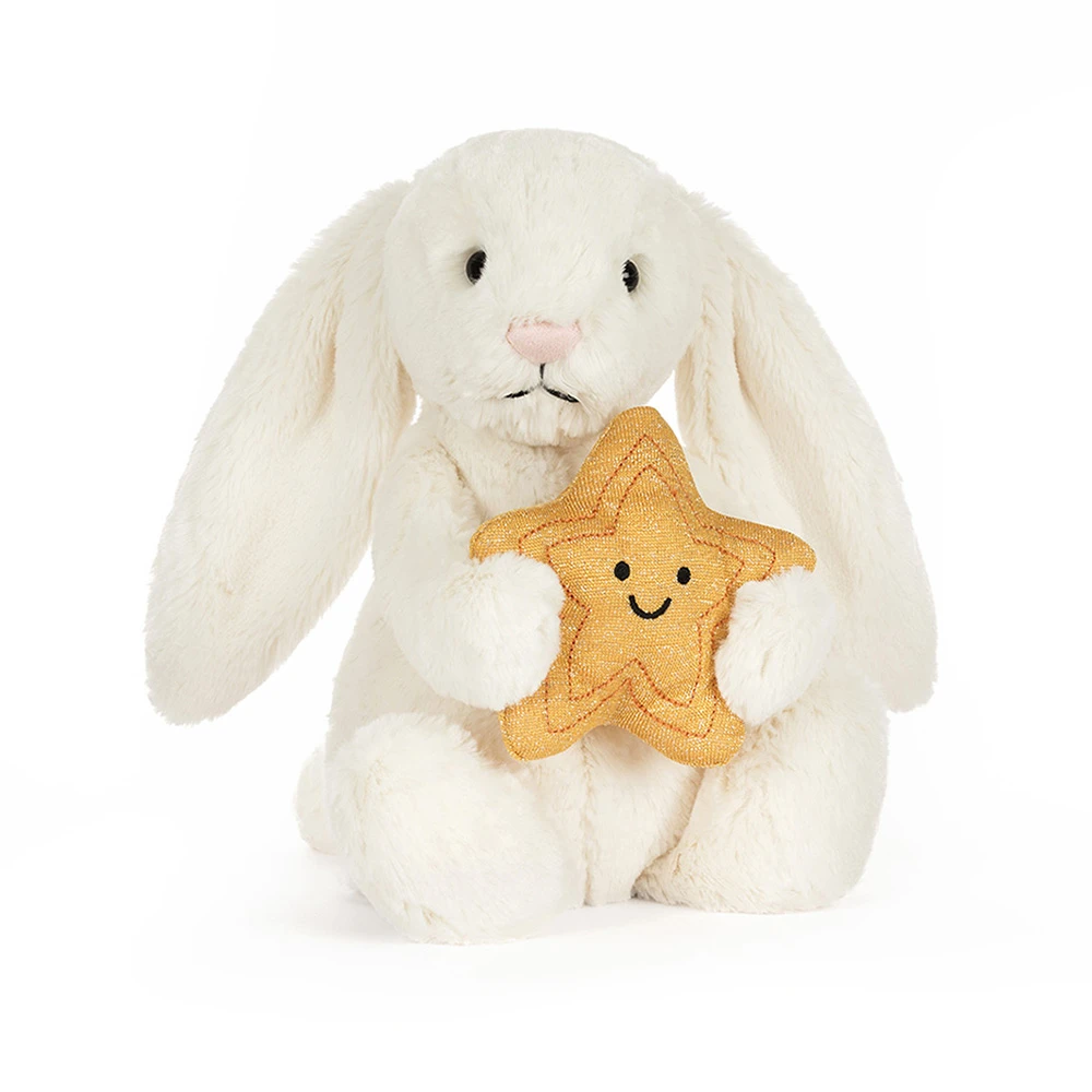 Cream Bunny With Star捧星星奶白兔兔H31cm