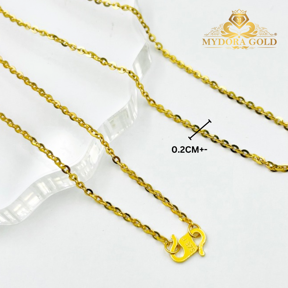 MYDORA Rantai Leher Polo 3g+ l EMAS 375/9K