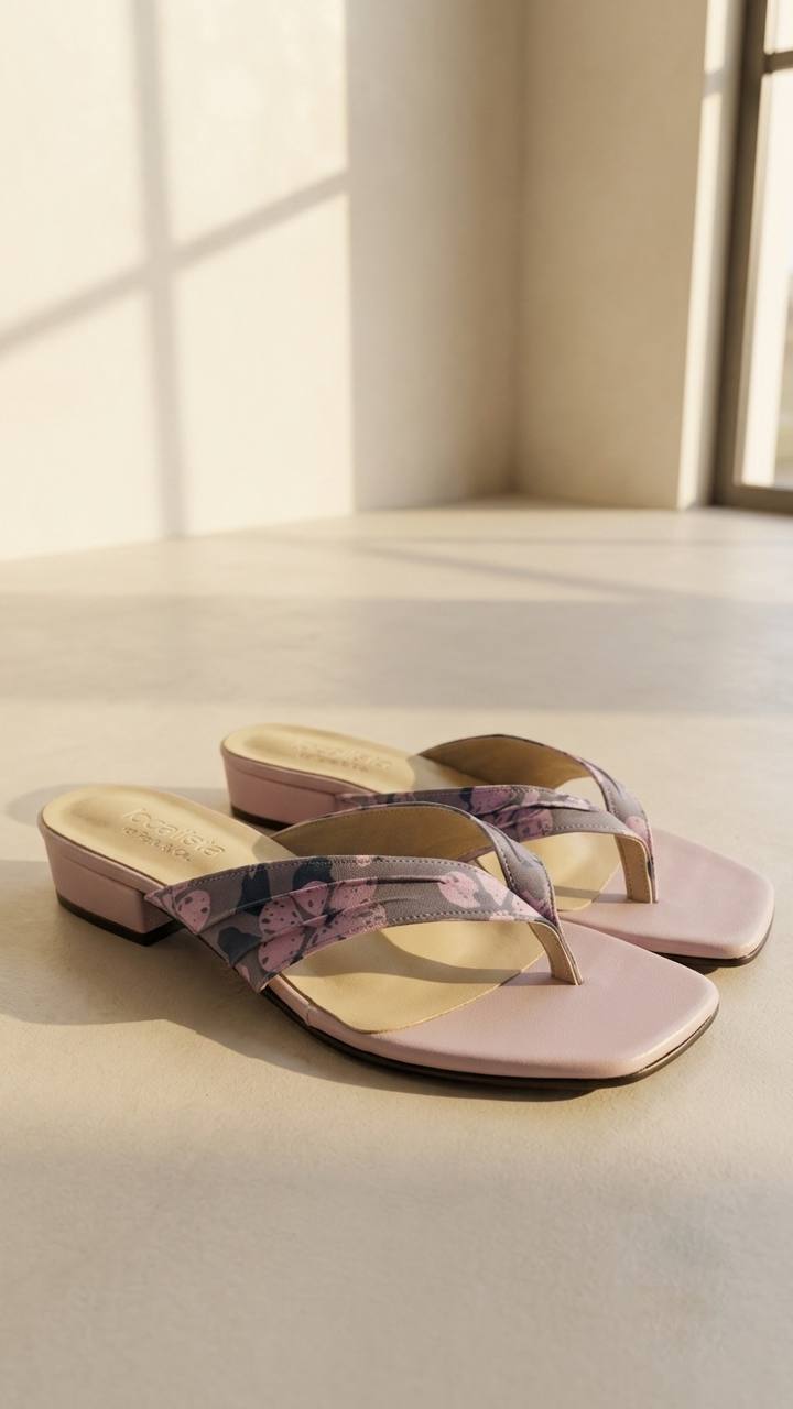 1122 - Batik Sandals (Pink)